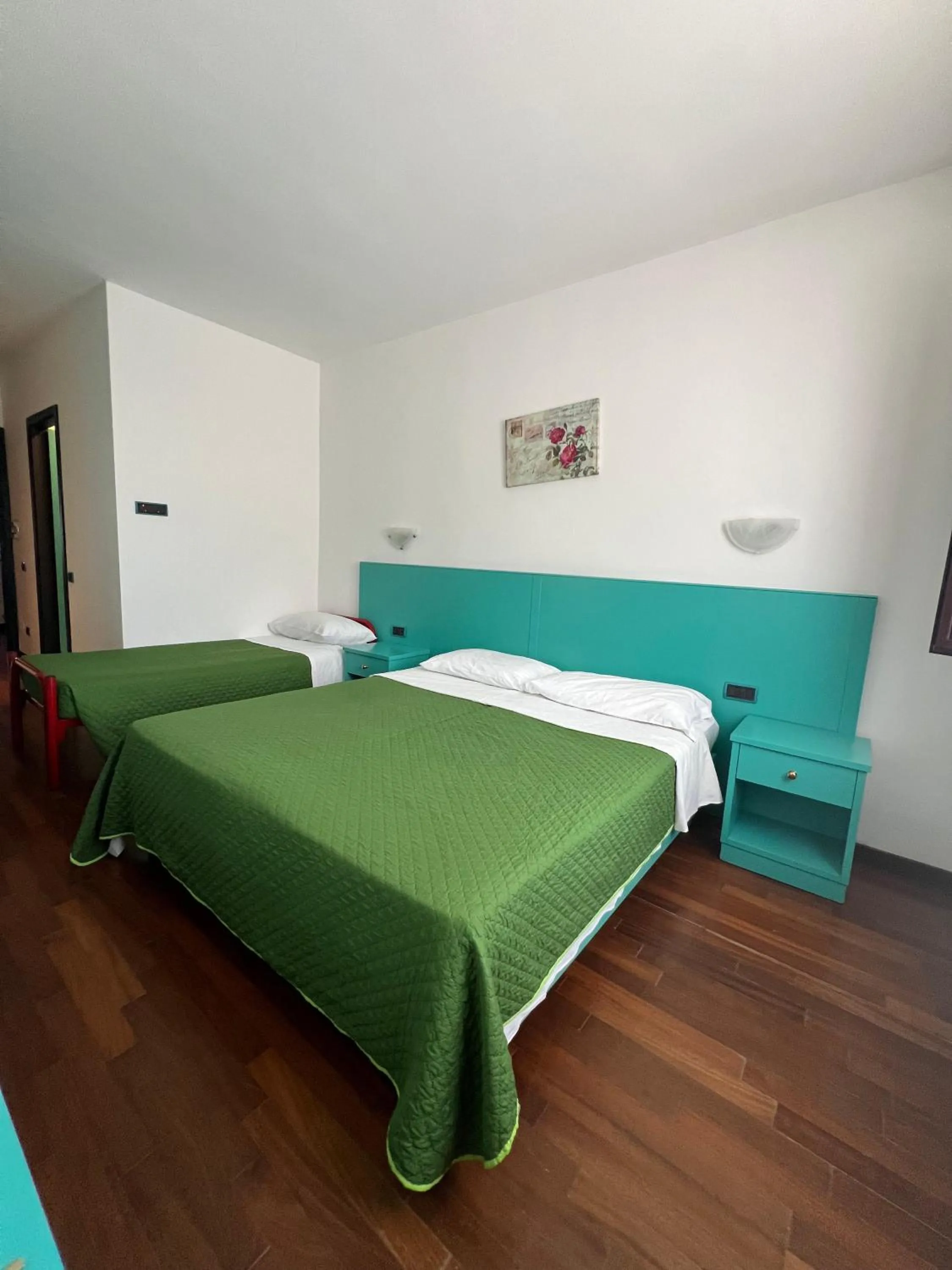 Bed in Hotel Verdeneve