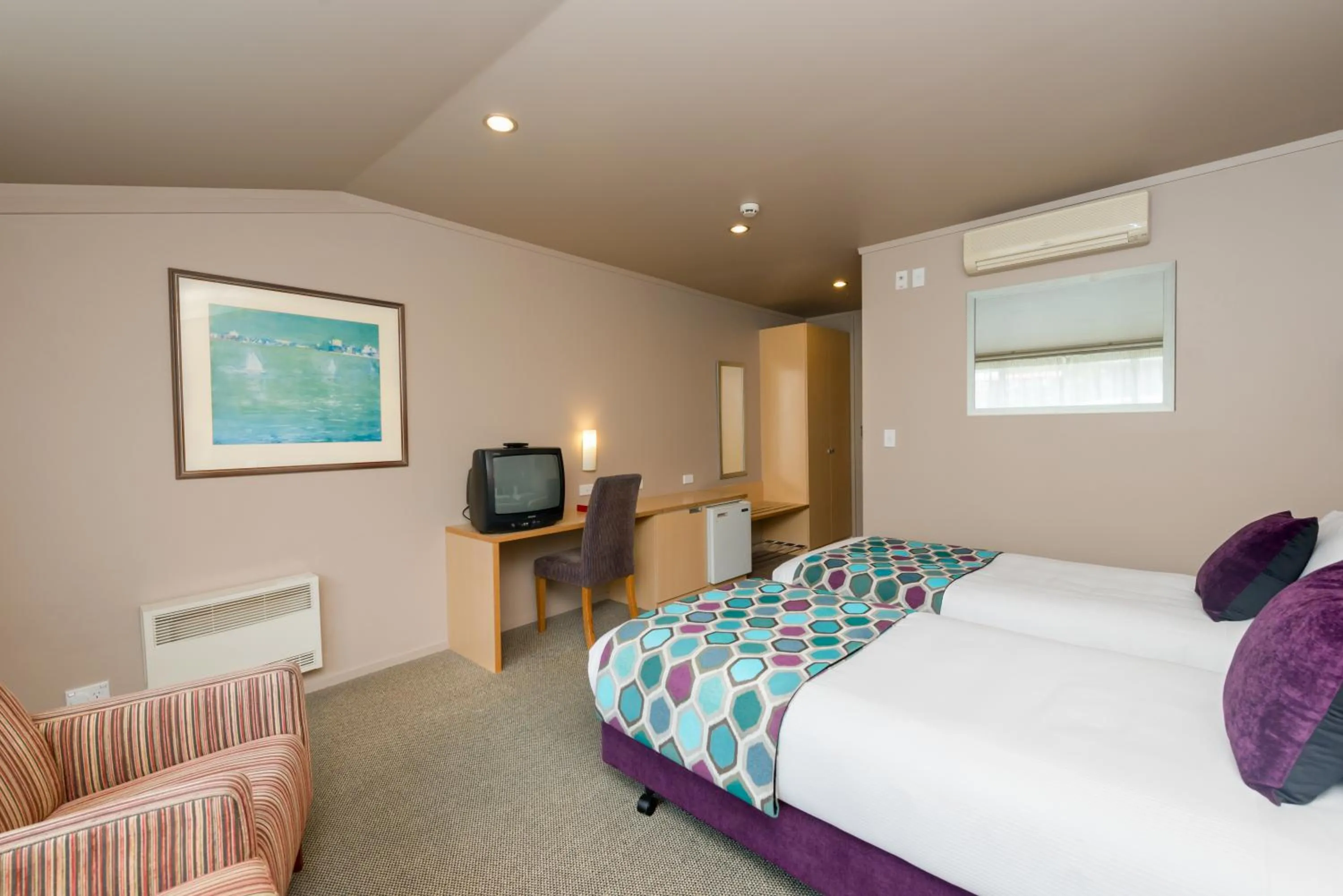 Bedroom, Bed in Heartland Hotel Fox Glacier