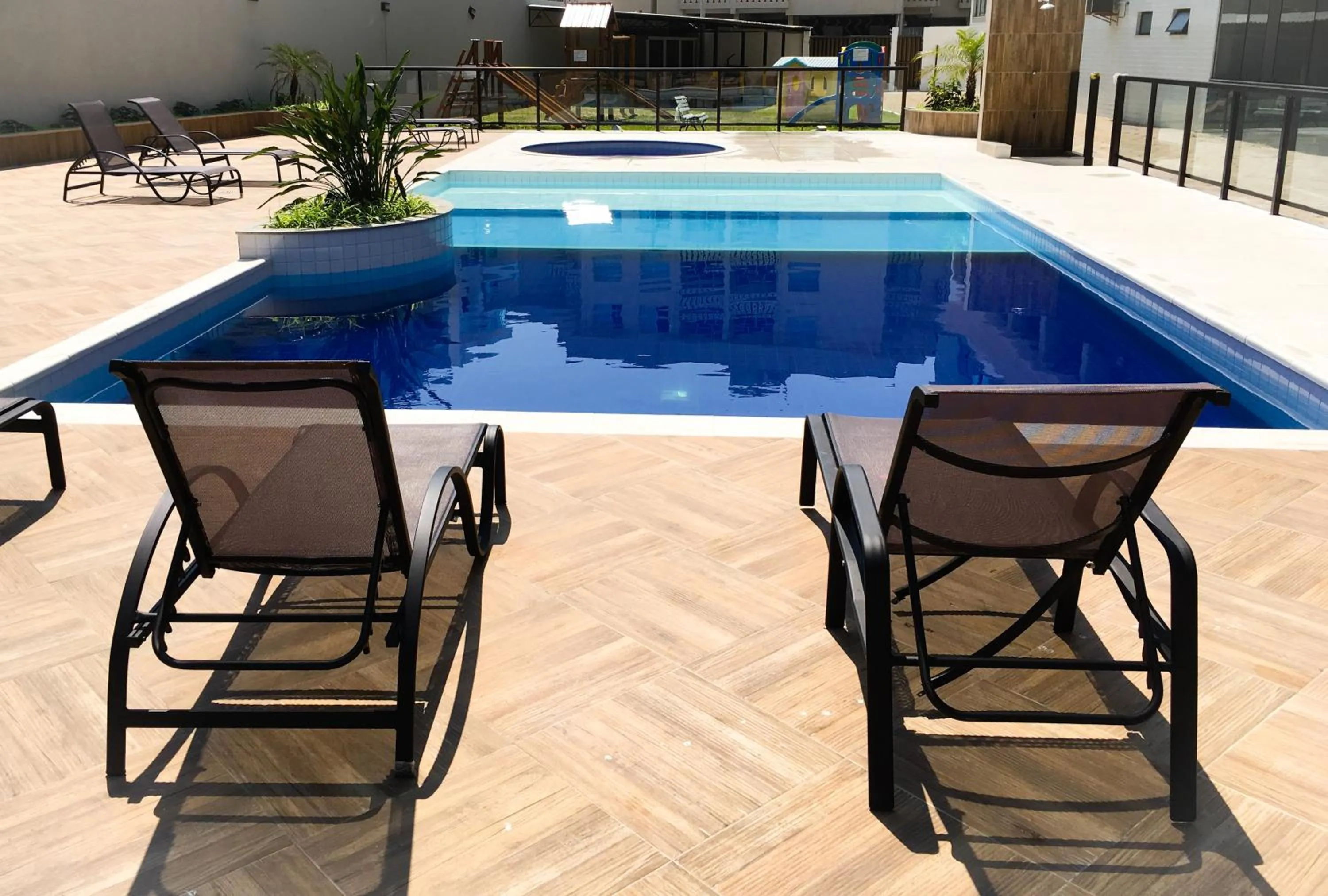 Pool view in Apart Hotel Porto Príncipe