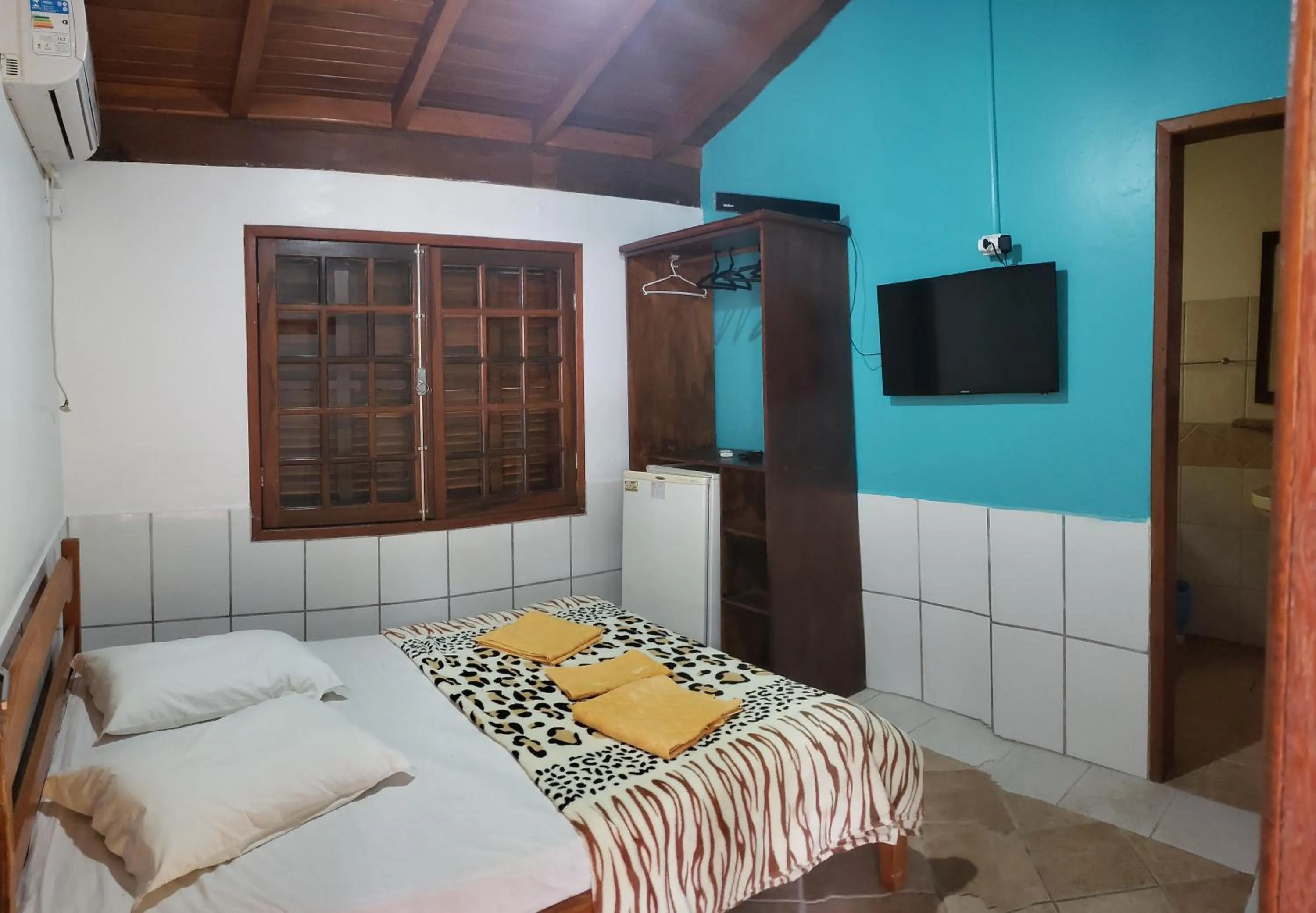 Bed in Pousada Villa Da Guarda