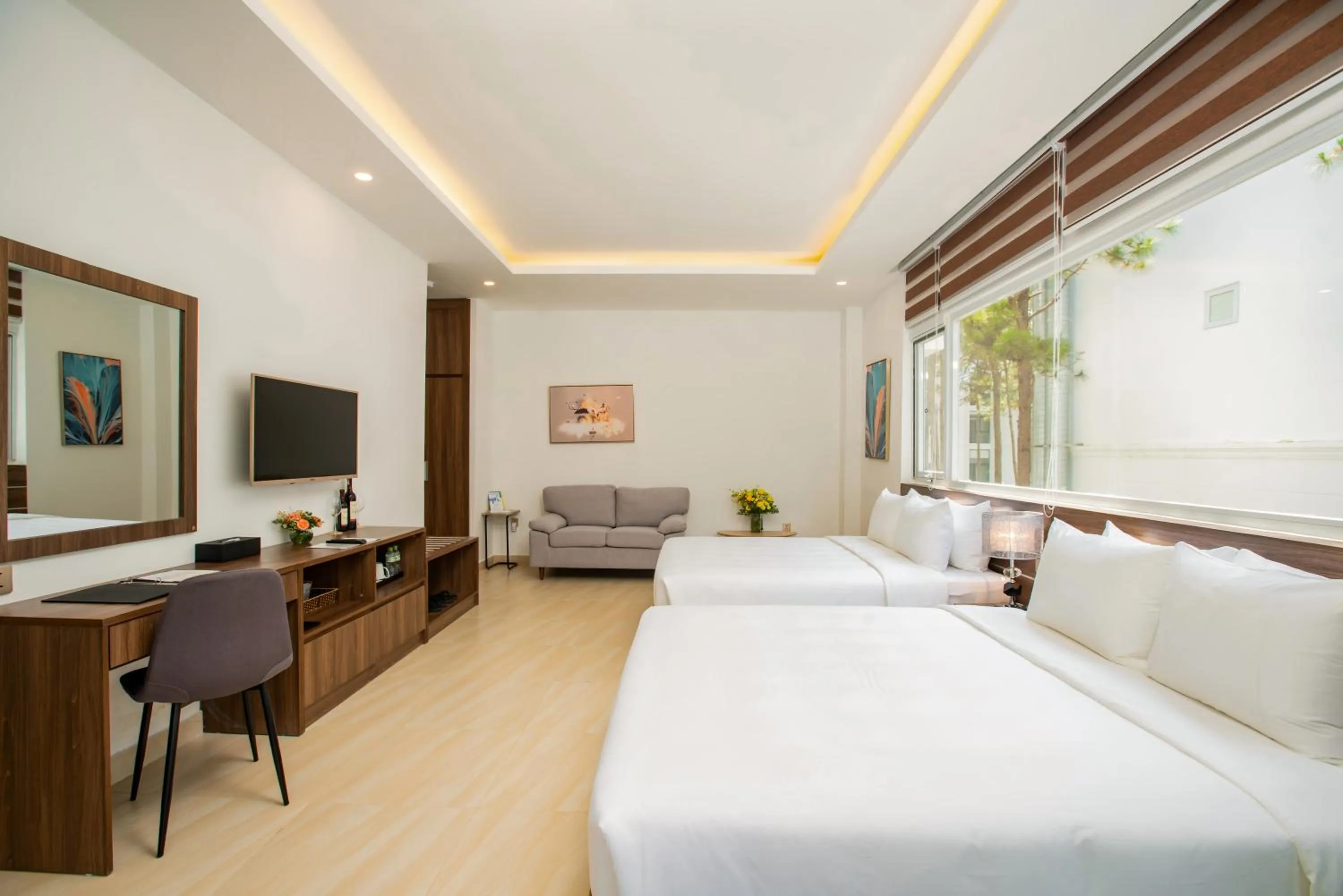 Photo of the whole room, Bed in CEREJA Hotel & Resort Dalat