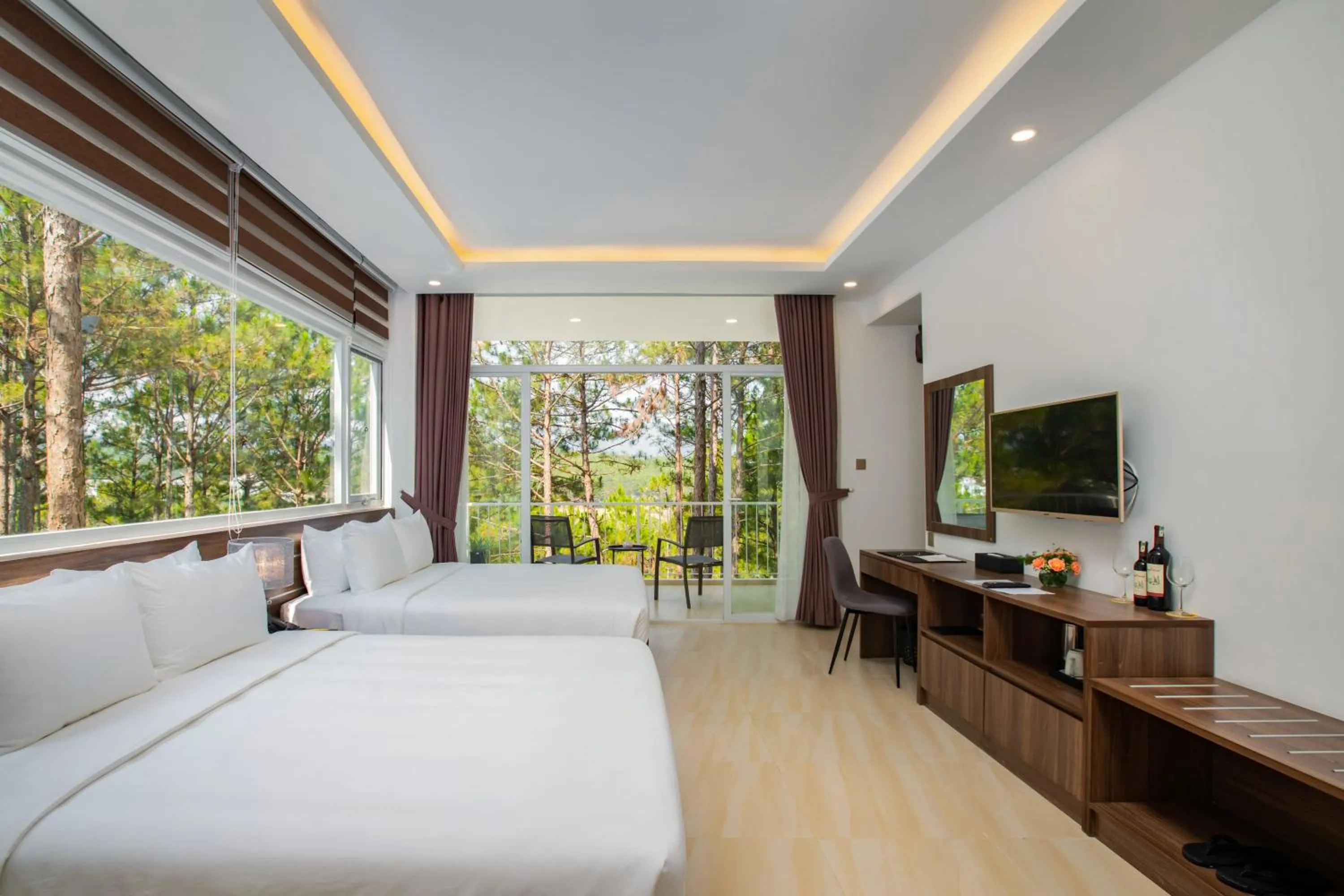 Photo of the whole room, Bed in CEREJA Hotel & Resort Dalat