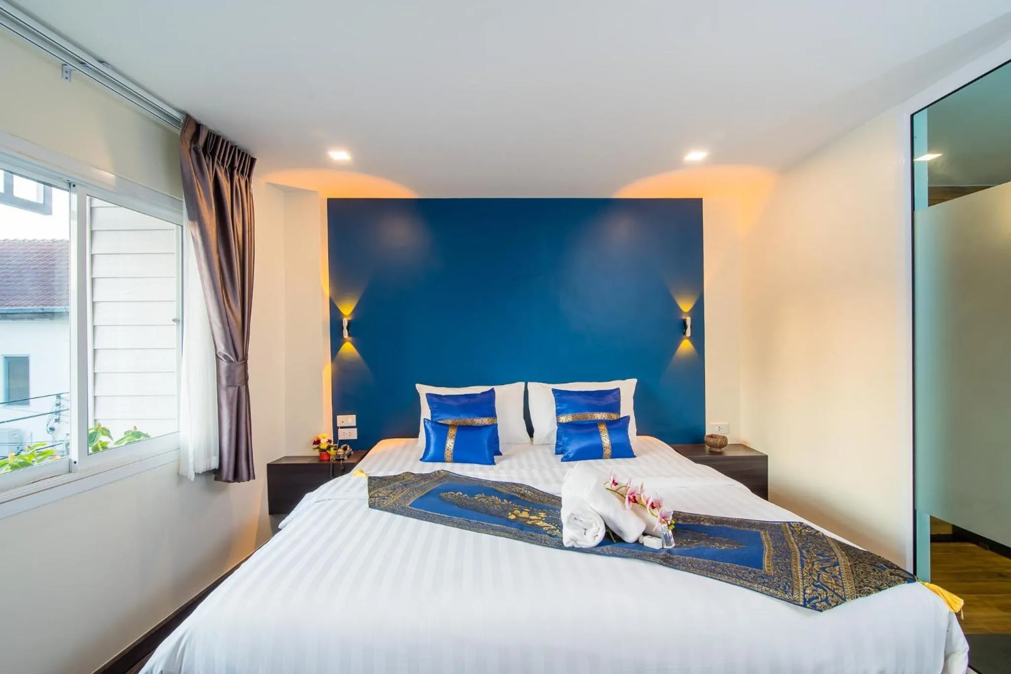 Bed in Anchan Hotel & Spa