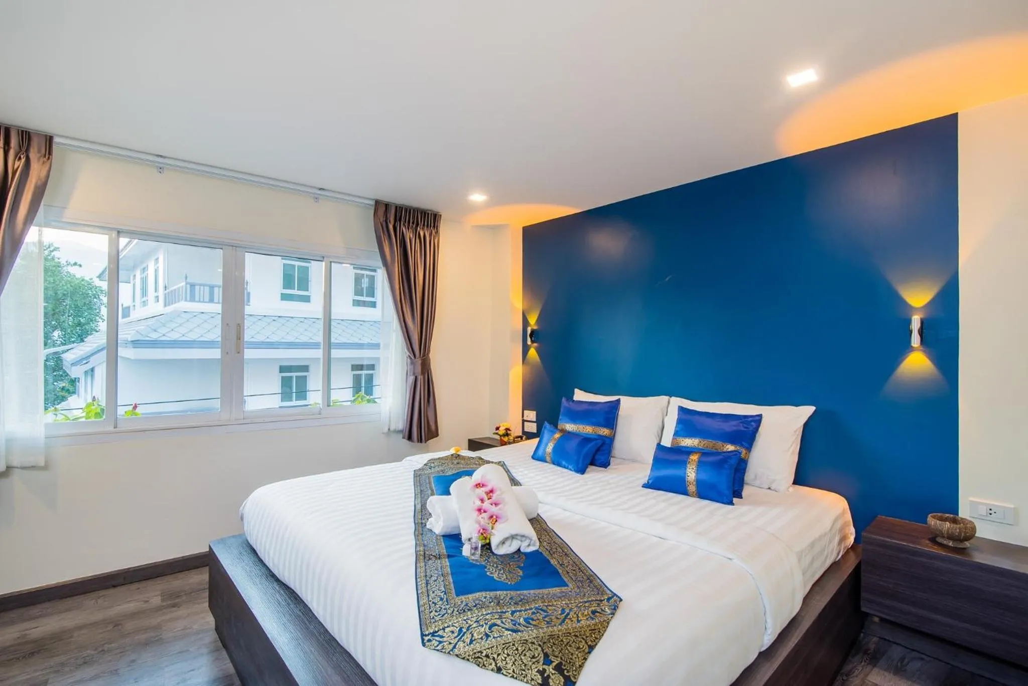 Bed in Anchan Hotel & Spa