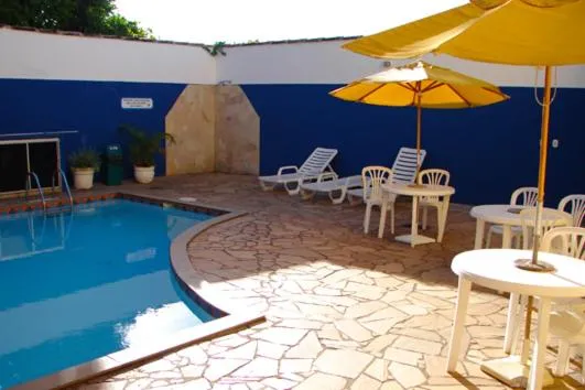 Swimming pool in Pousada da Memeia