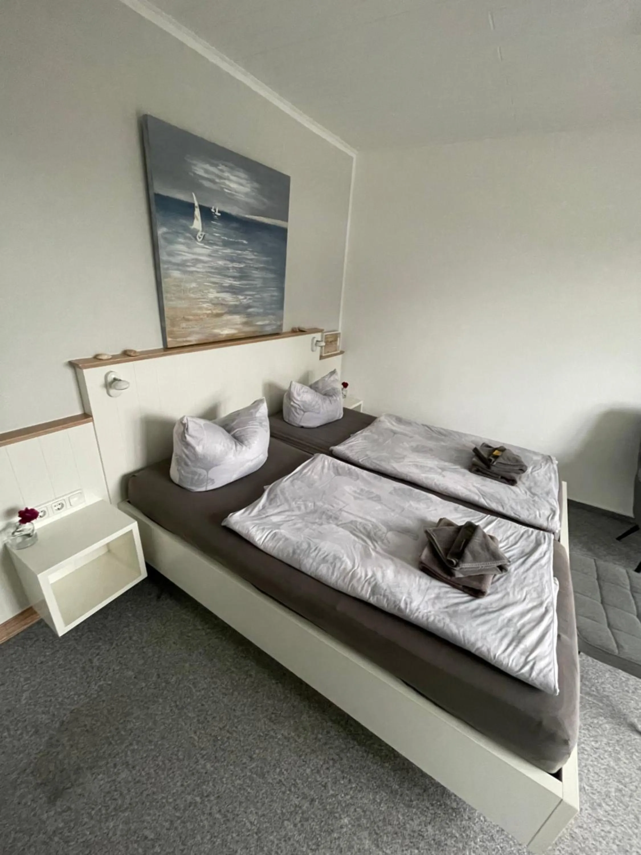 Bed in Hotel garni Seeluft Büsum