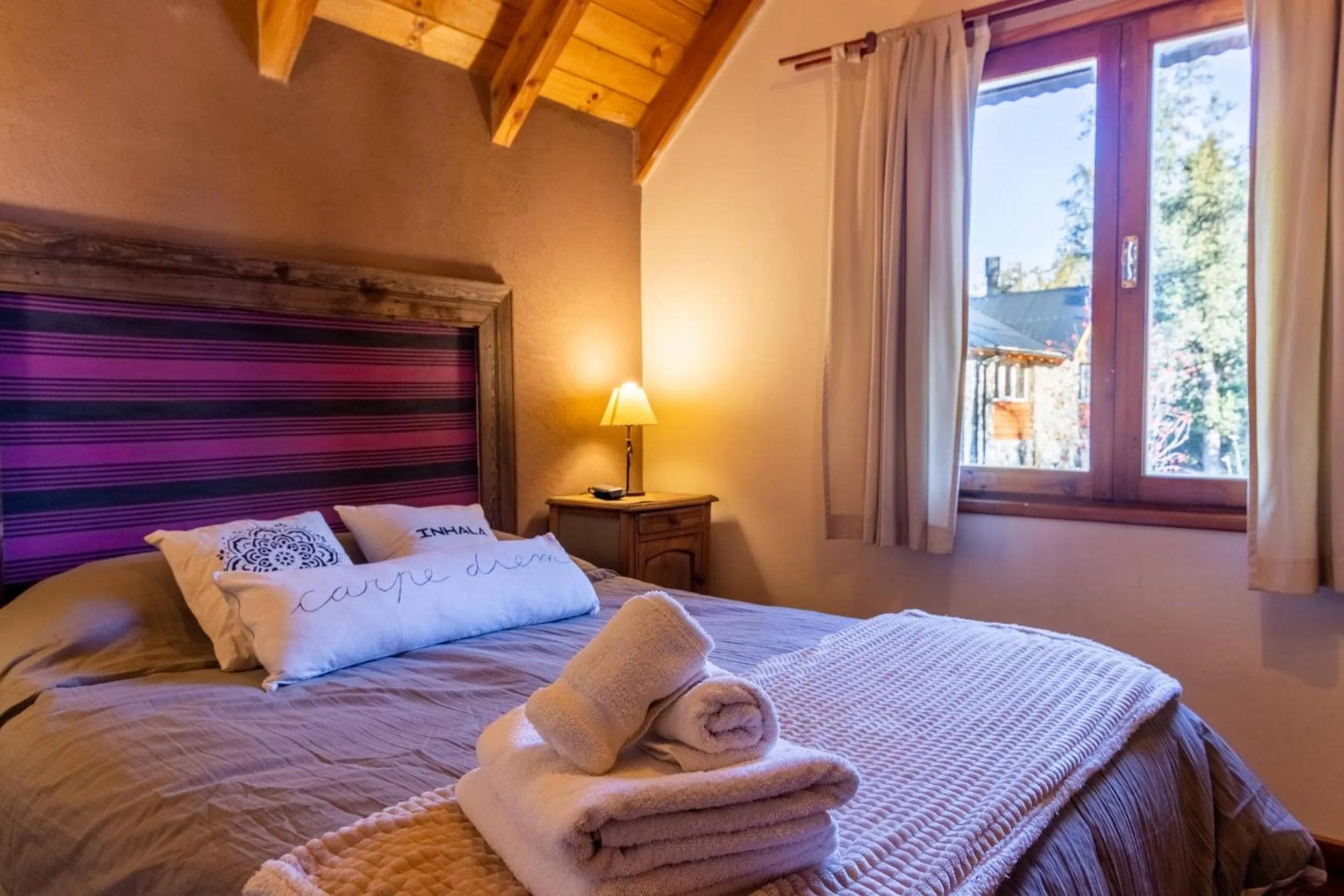 Bed in Hostería Bajo Cero