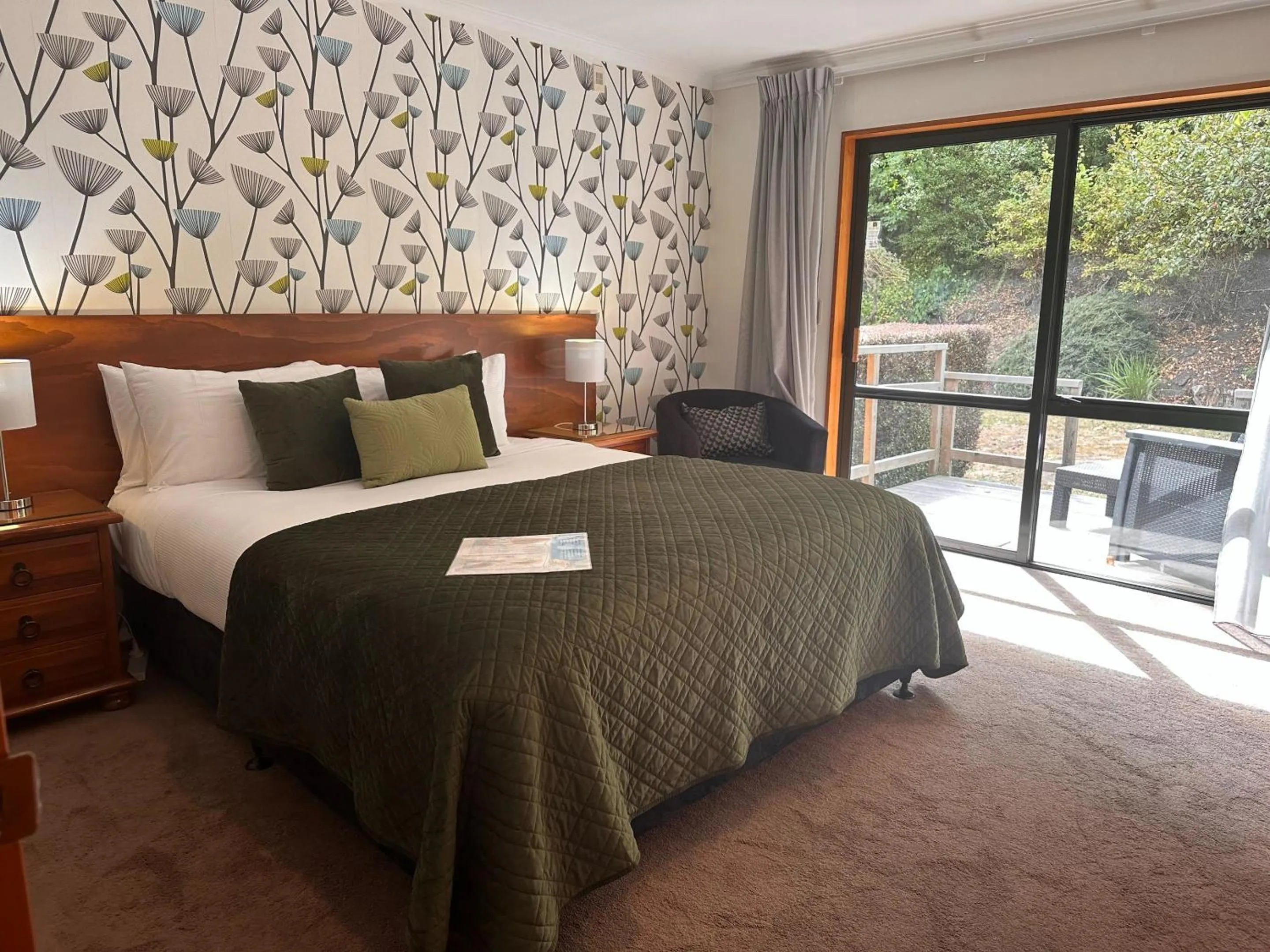 Bed in Wanaka Springs Lodge