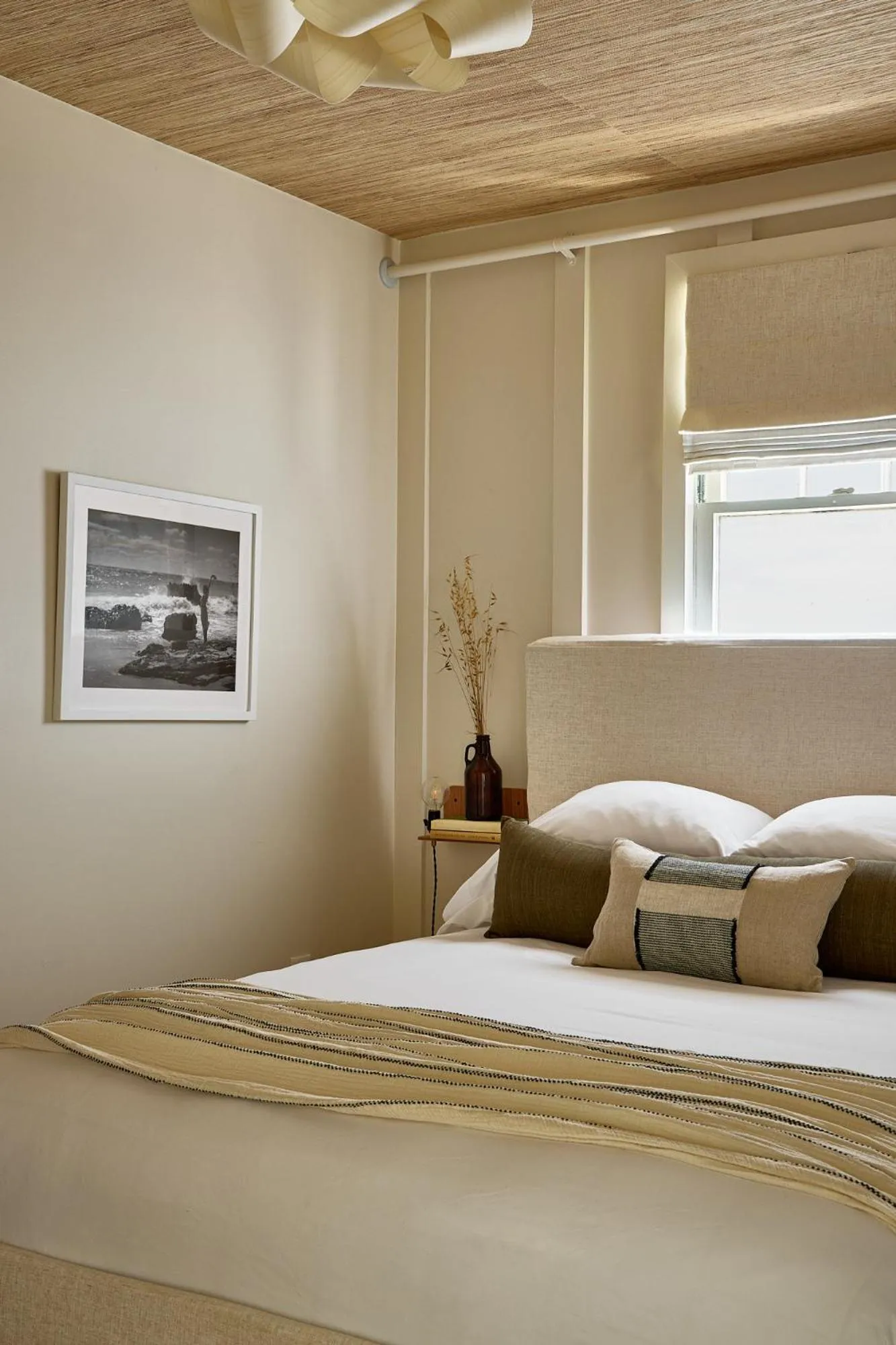 Bed in Block Island Beach House