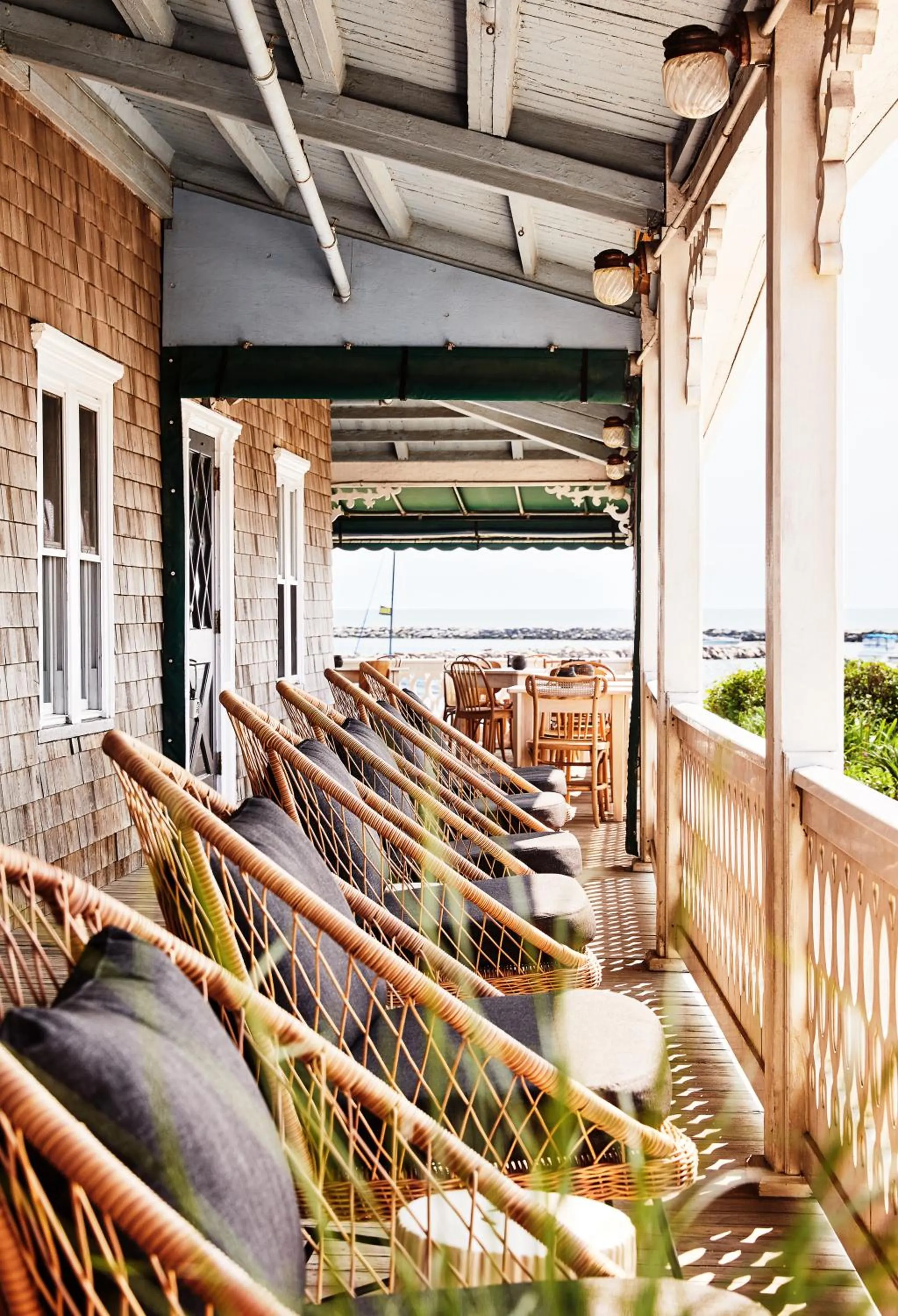 Patio in Block Island Beach House