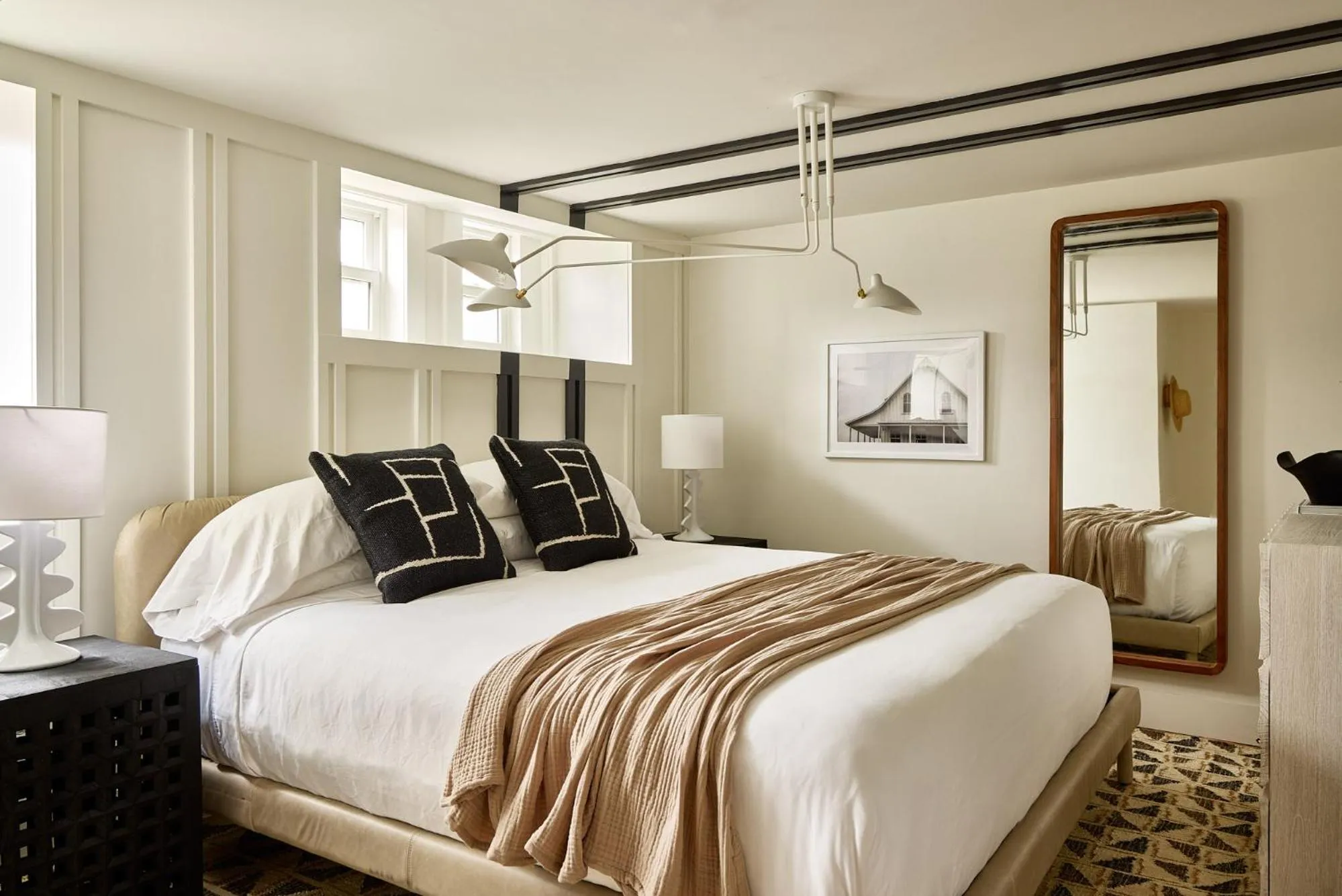 Bed in Block Island Beach House