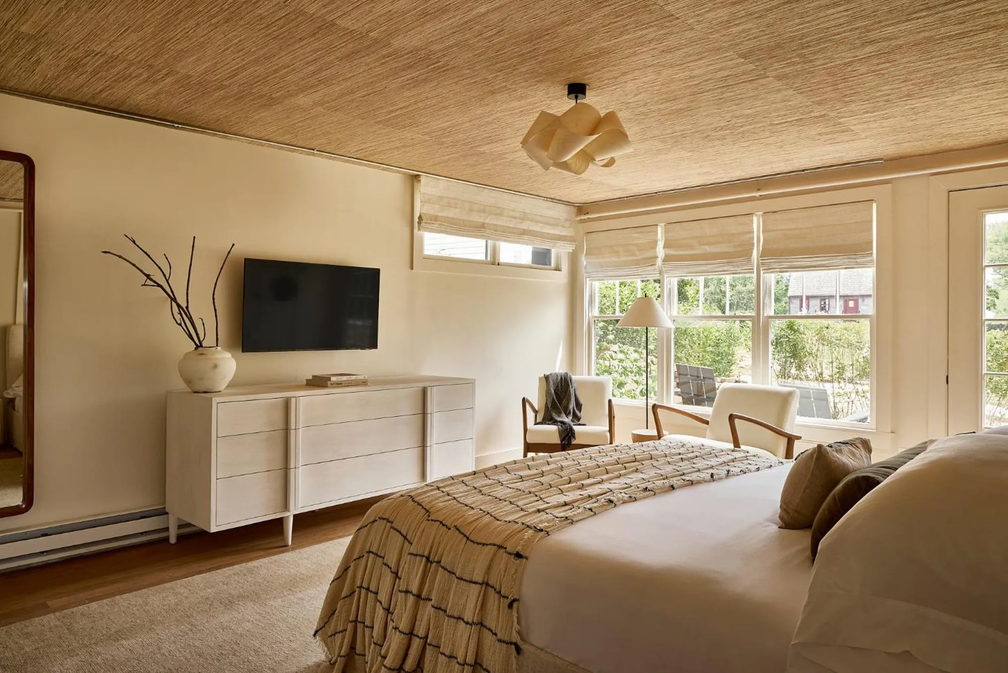 Bed in Block Island Beach House