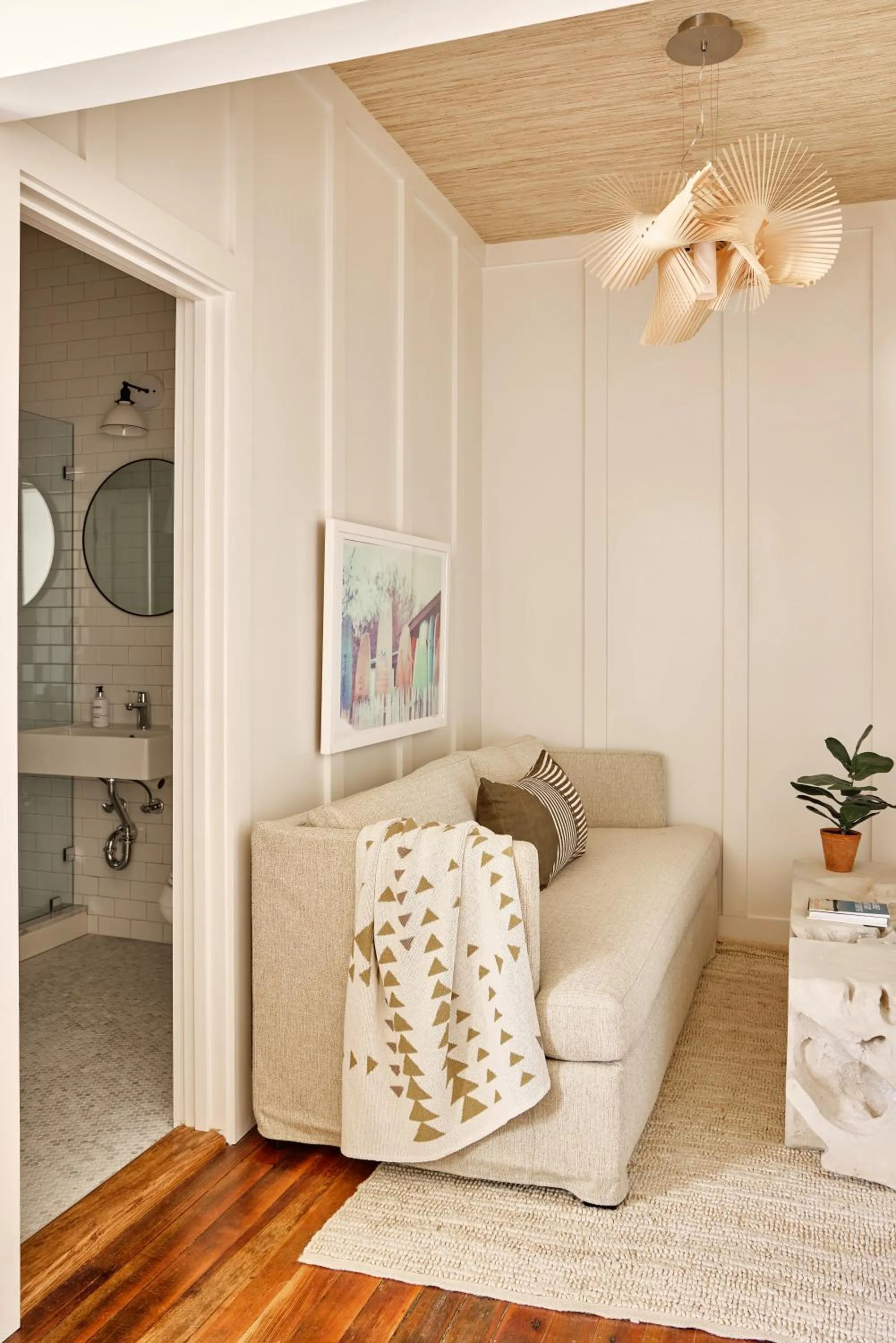 Seating area in Block Island Beach House