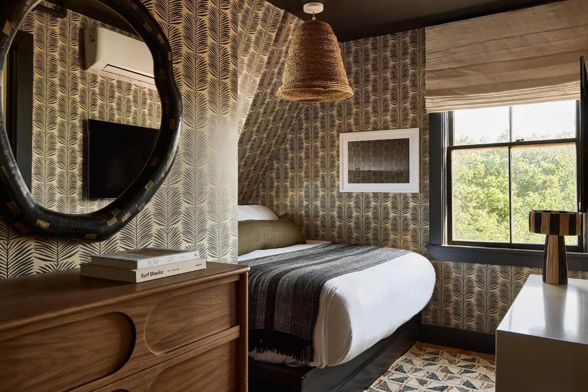 Bed in Block Island Beach House