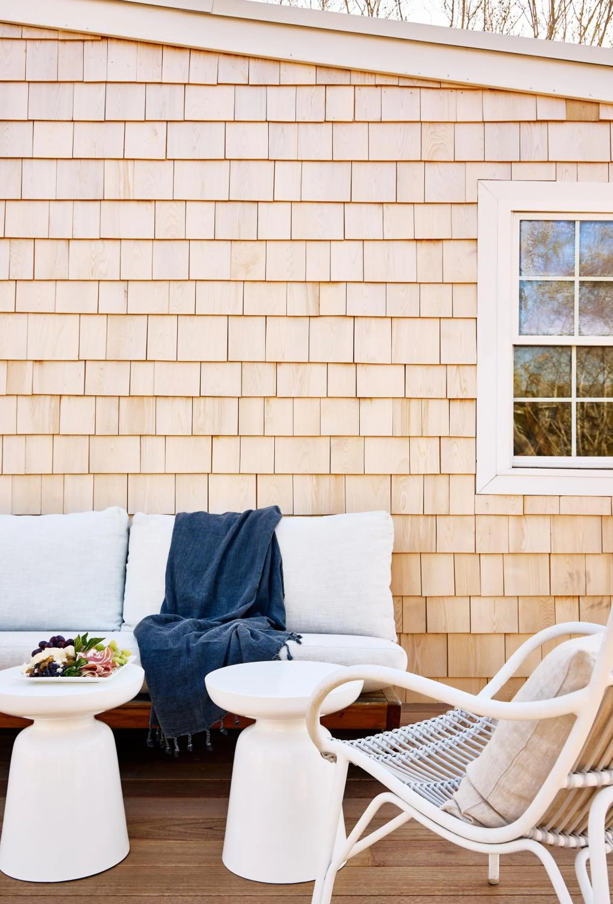 Seating area in Block Island Beach House