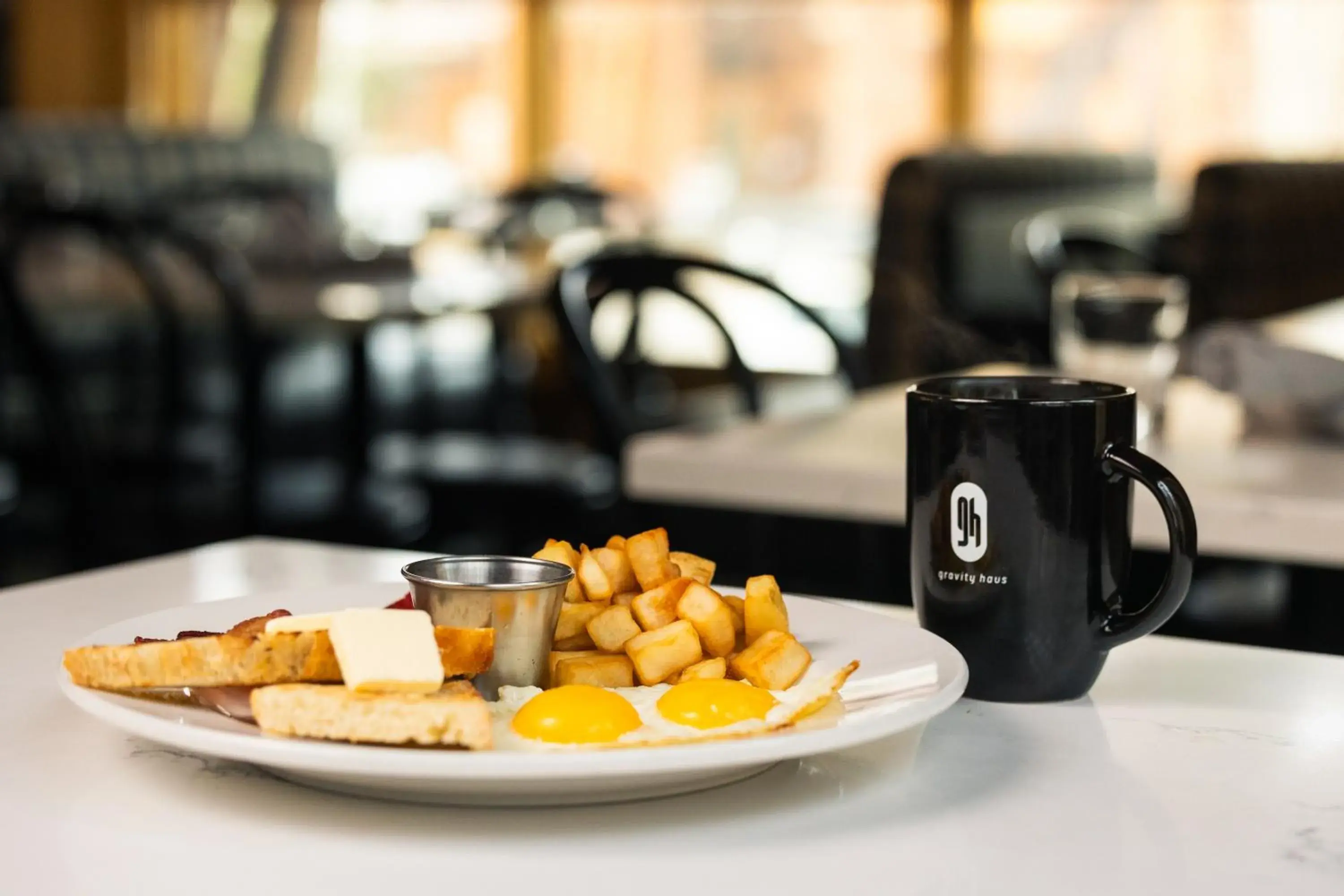 Breakfast in Gravity Haus Truckee-Tahoe Breakfast in Gravity Haus Truckee-Tahoe