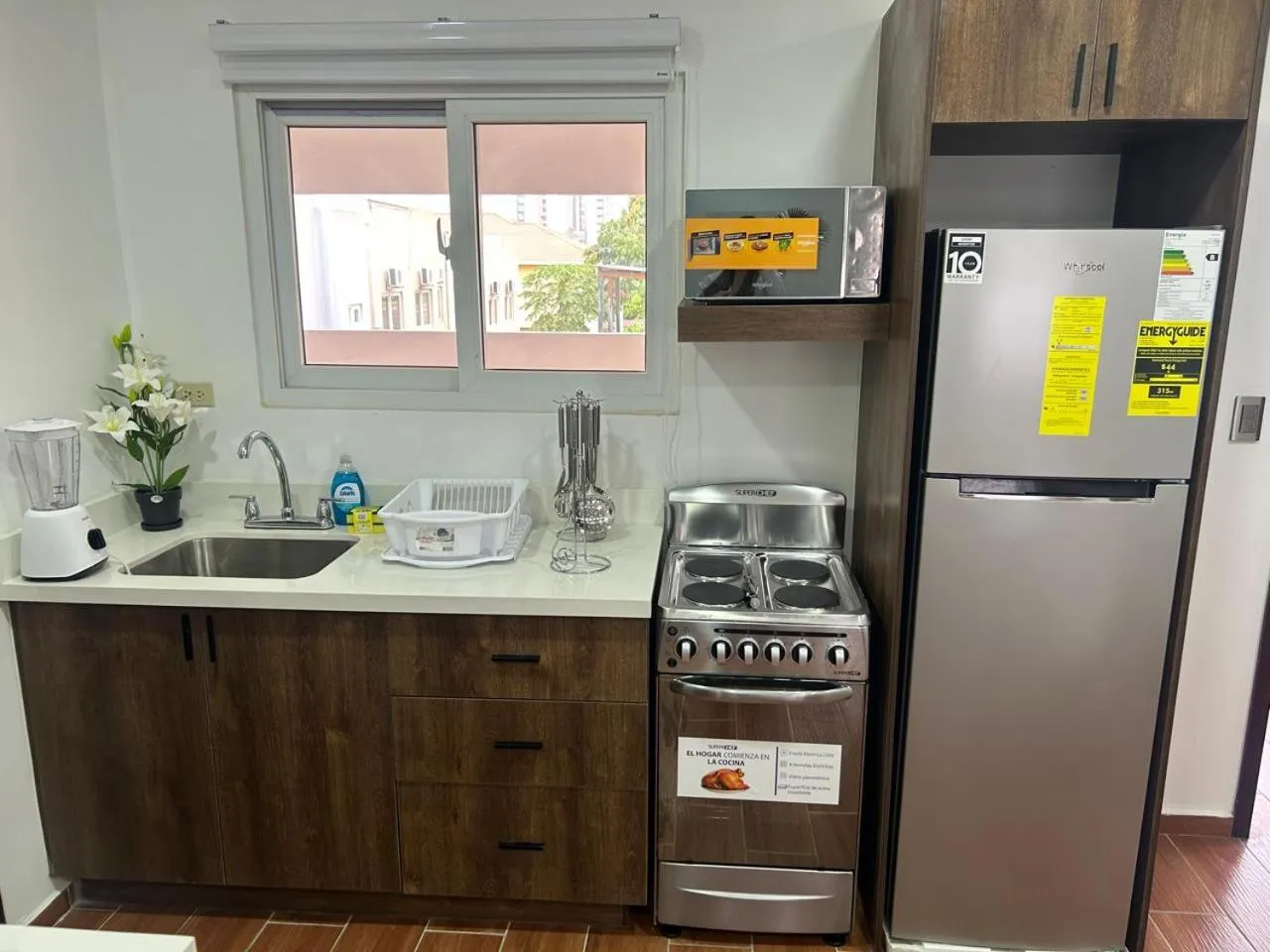 Kitchen or kitchenette in Hotel Galerias HN