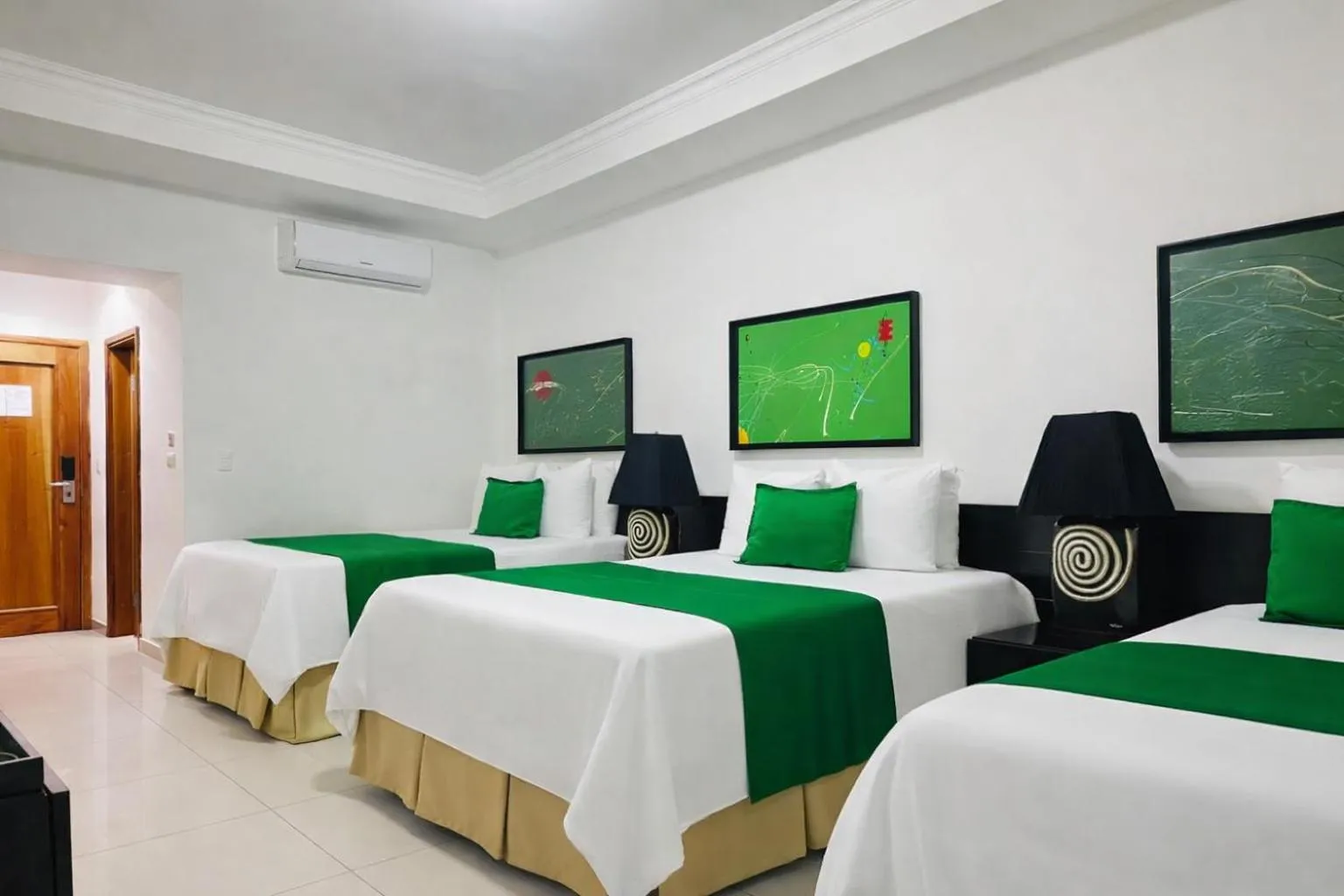 Bed in Hotel Galerias HN