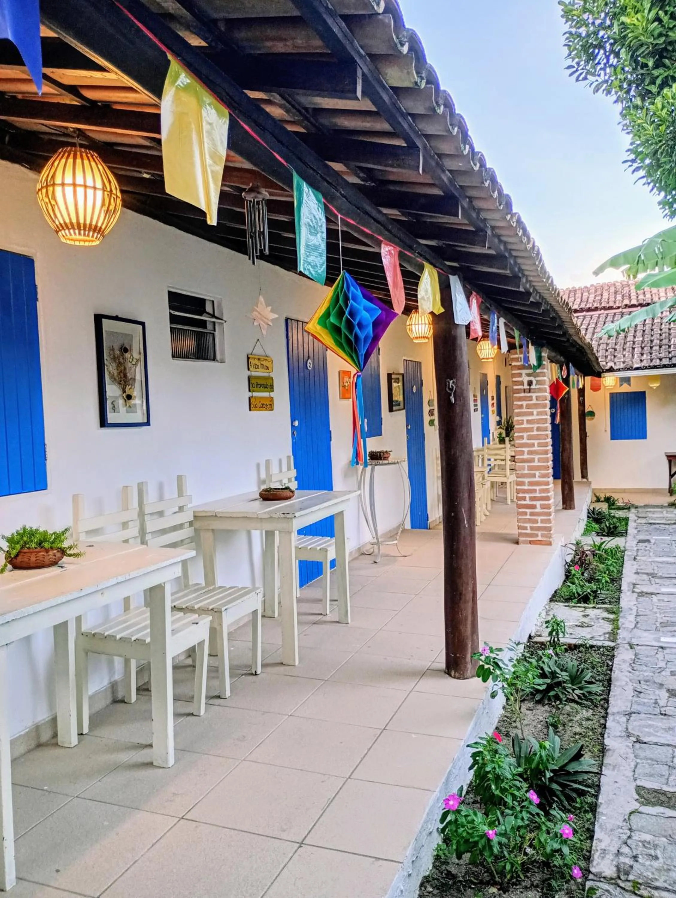 Patio in Pousada Lá na Magia