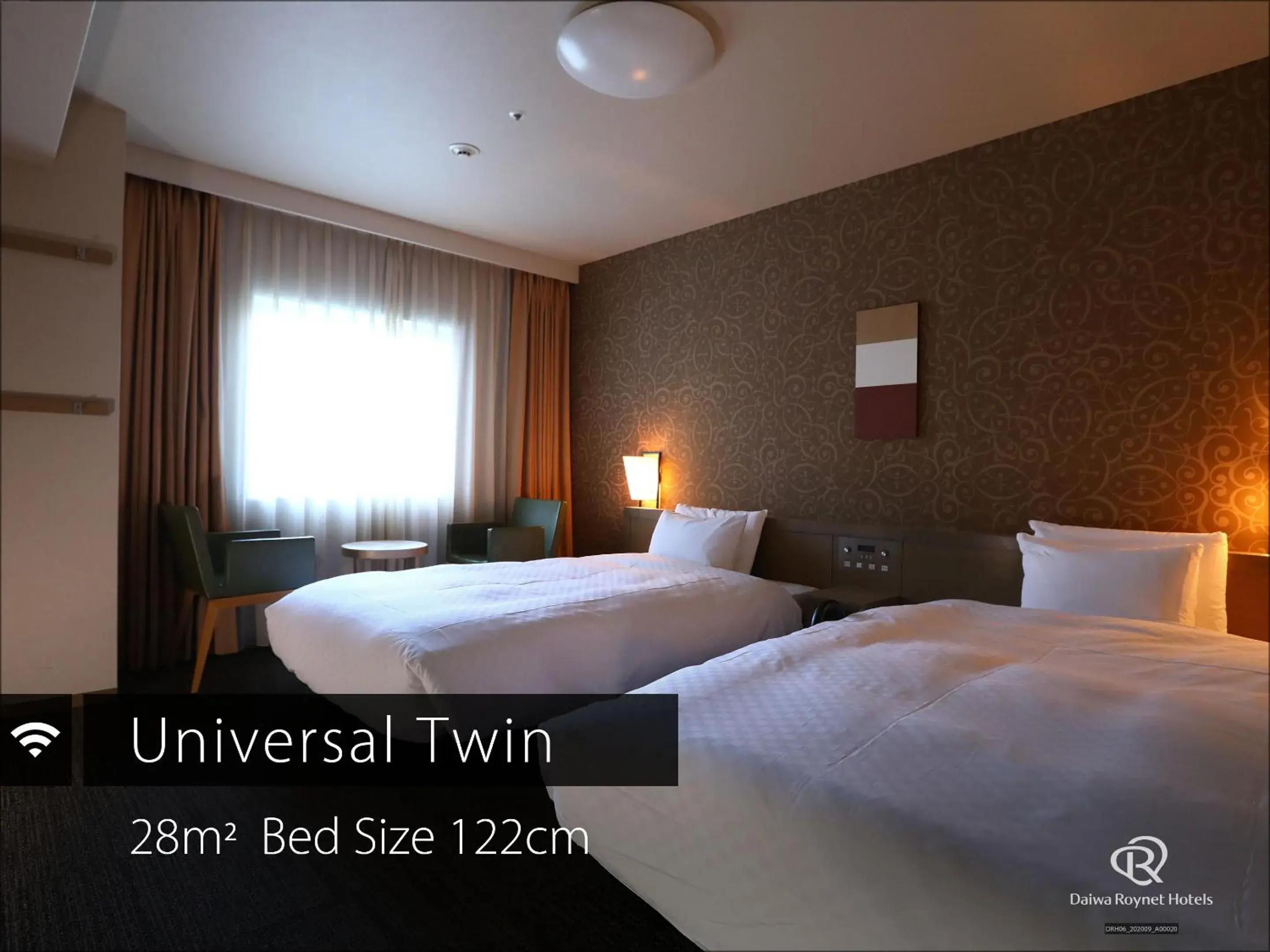 Bed in Daiwa Roynet Hotel Takamatsu Bed in Daiwa Roynet Hotel Takamatsu