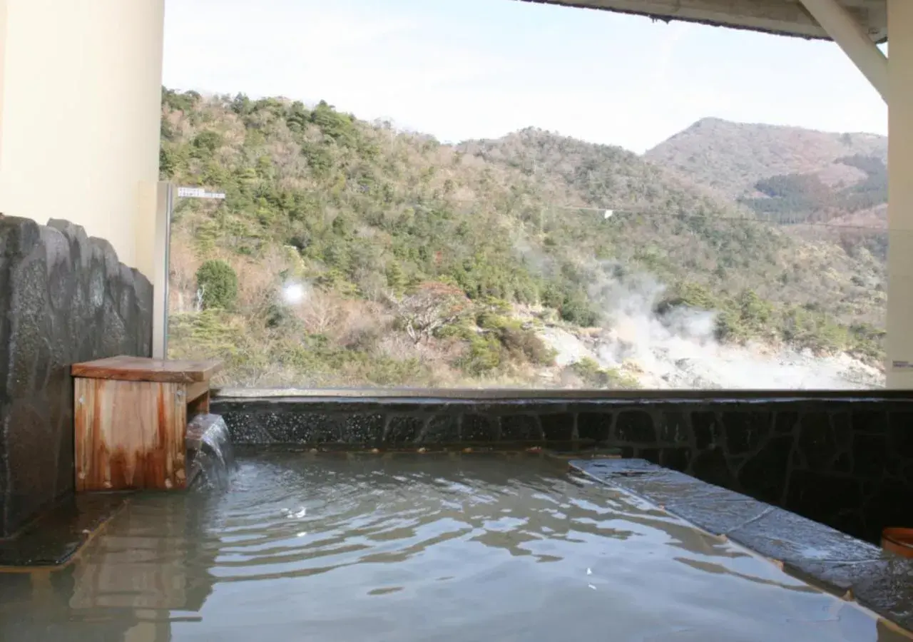 Mountain view in Unzen Iwaki Ryokan Mountain view in Unzen Iwaki Ryokan