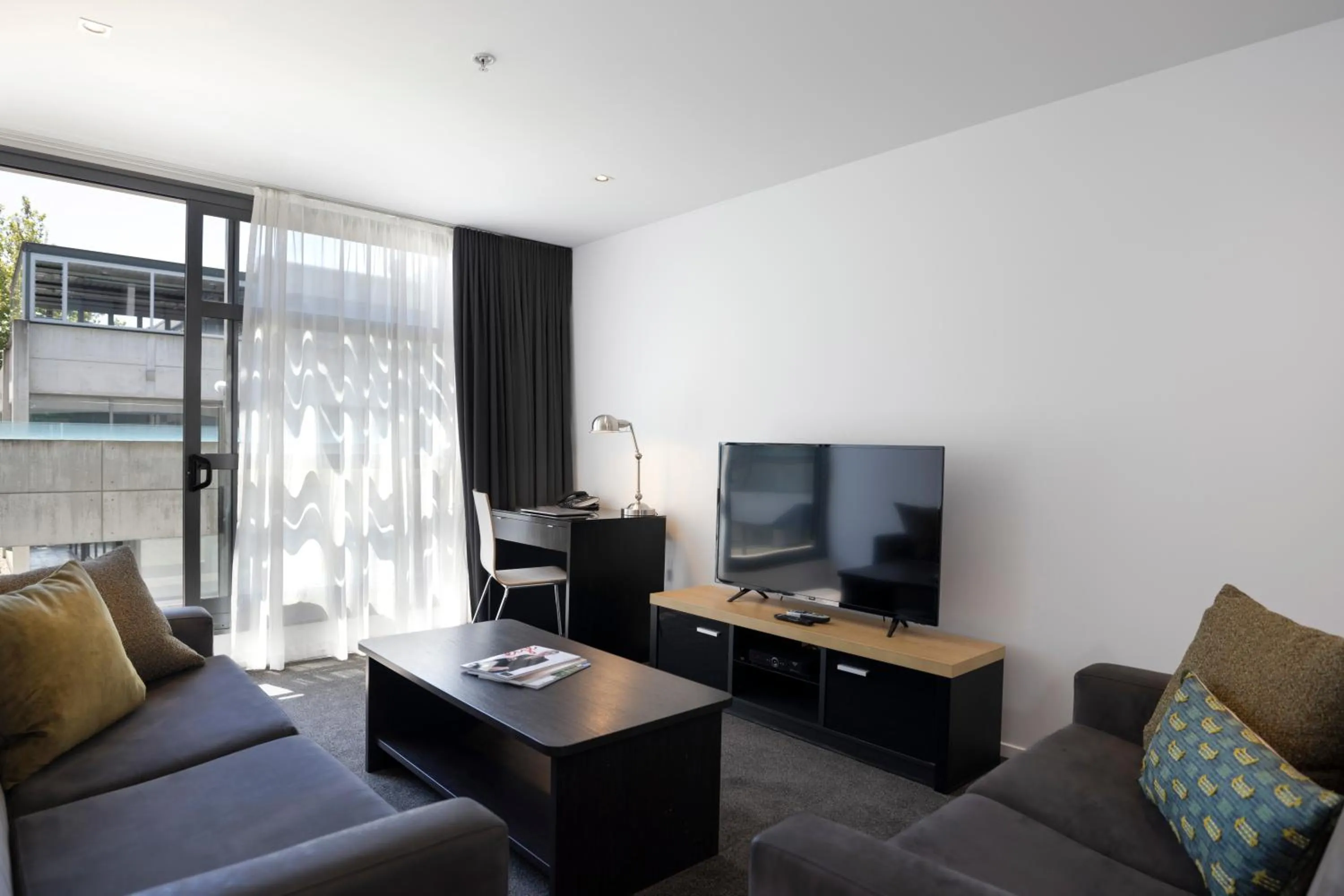 Living room in Quest Parnell Serviced Apartments