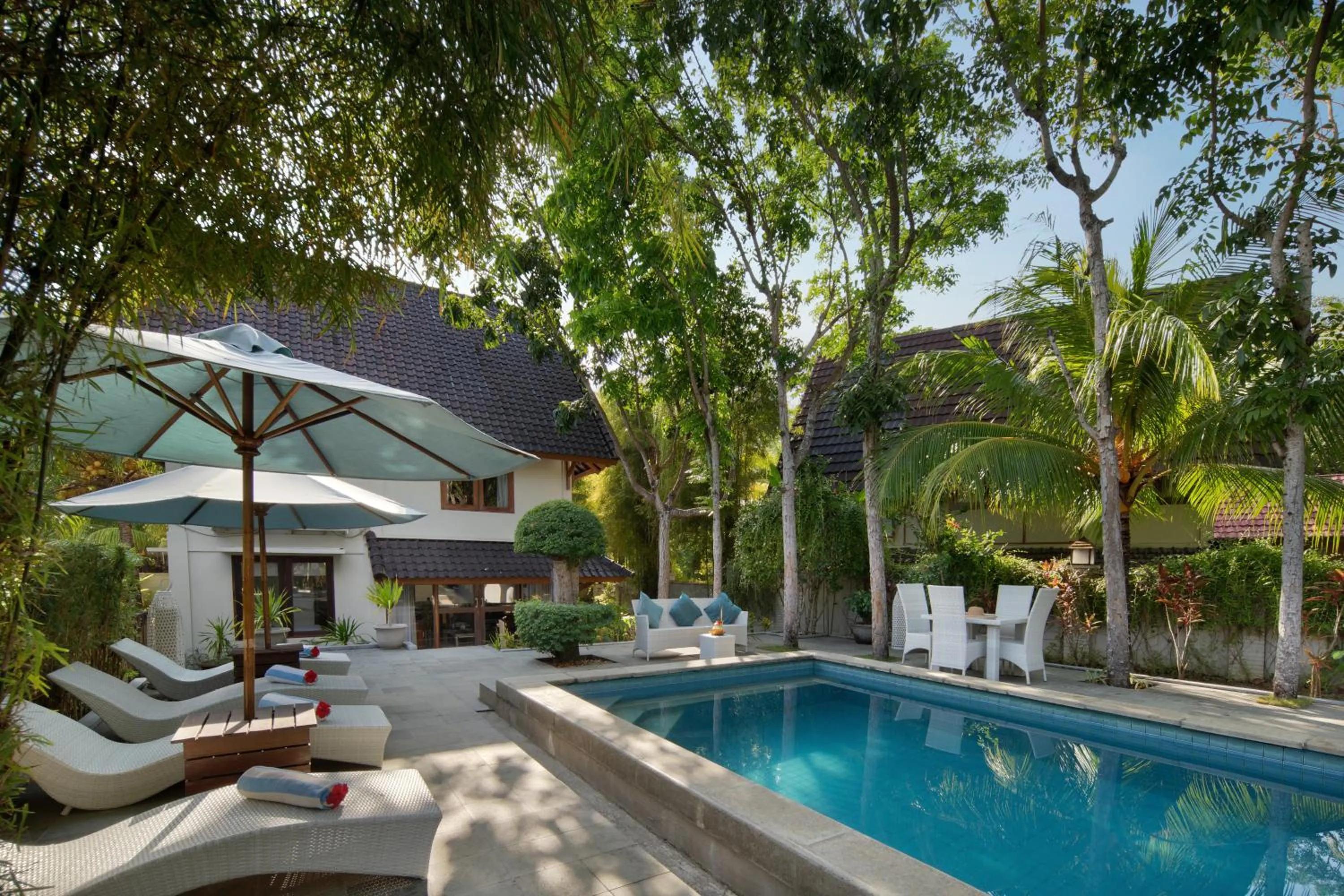 Patio in Sempiak Seaside Resort