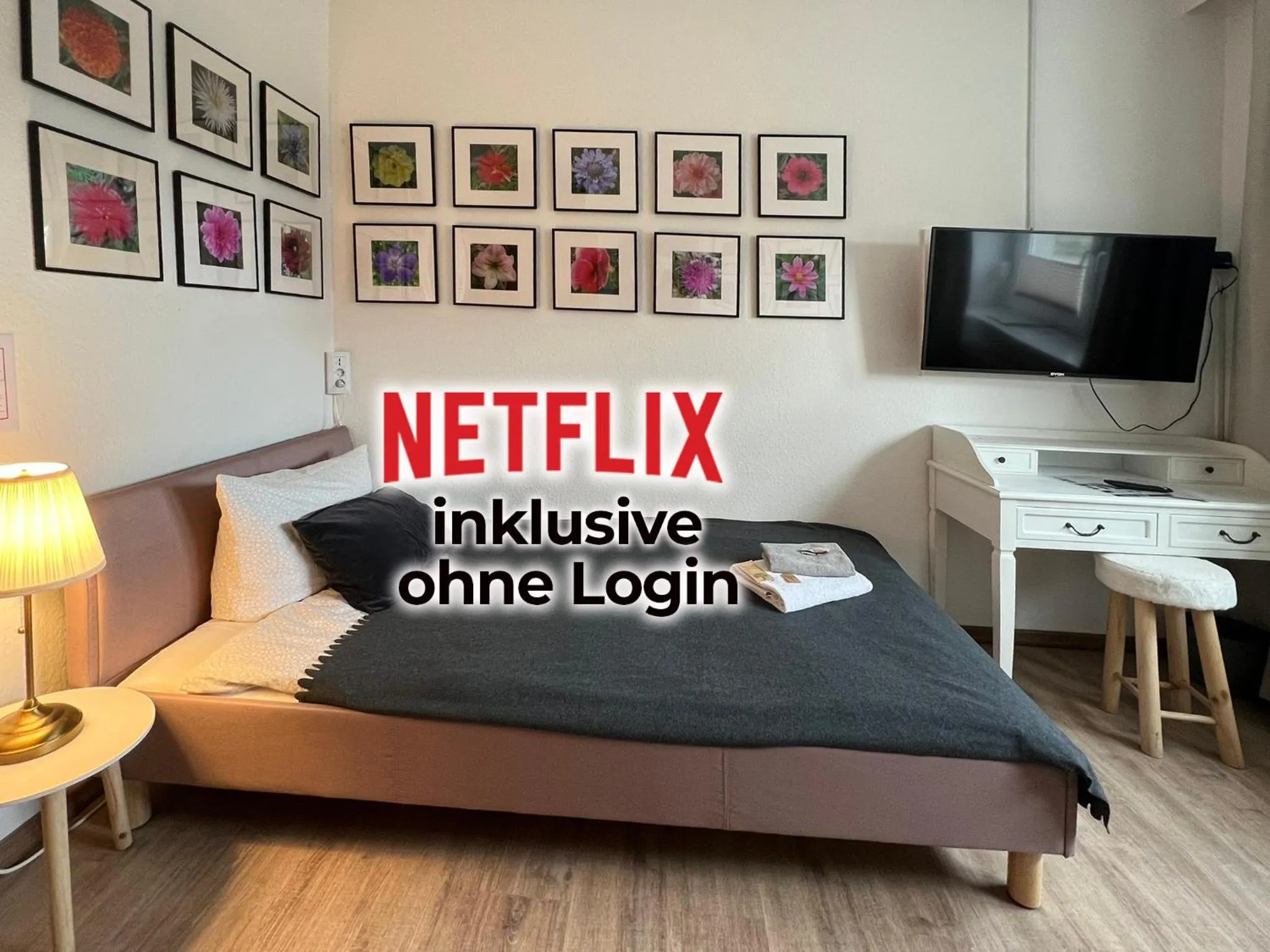 Bed in Landlust Hotel