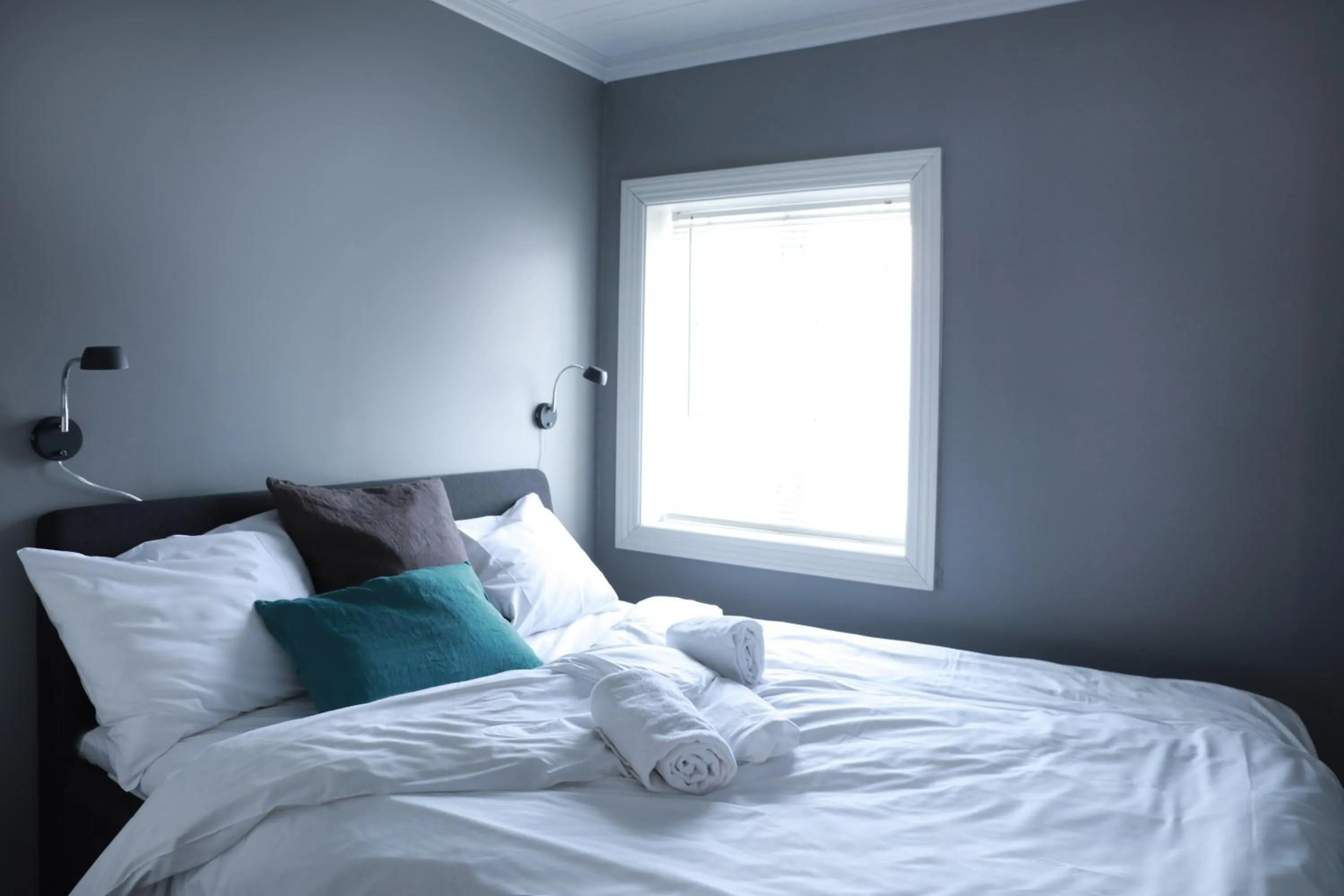 Bedroom, Bed in Solsiden Brygge Rorbuer