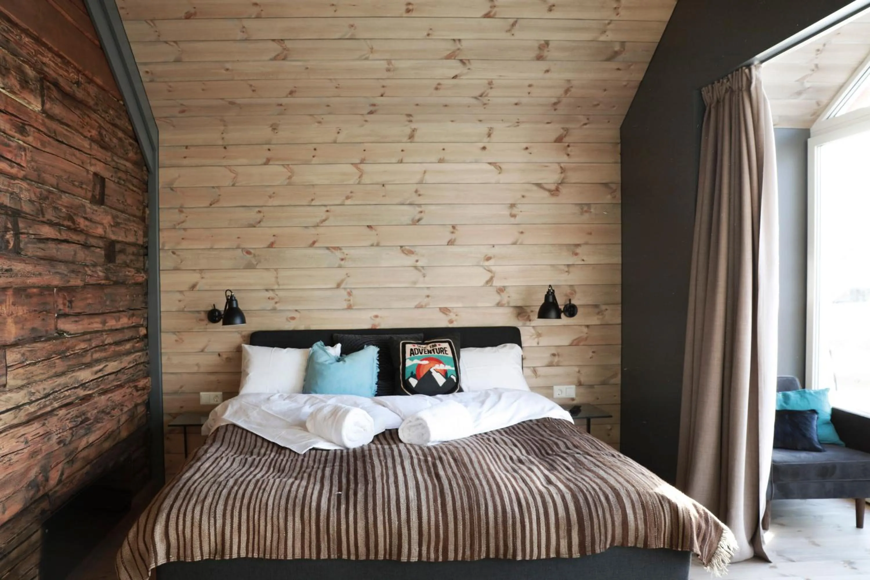 Bedroom, Bed in Solsiden Brygge Rorbuer