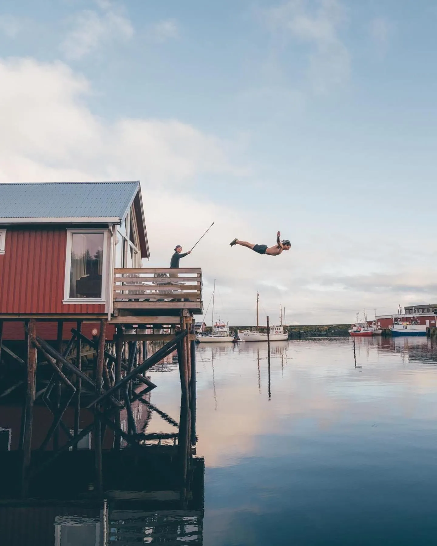 Sea view in Solsiden Brygge Rorbuer
