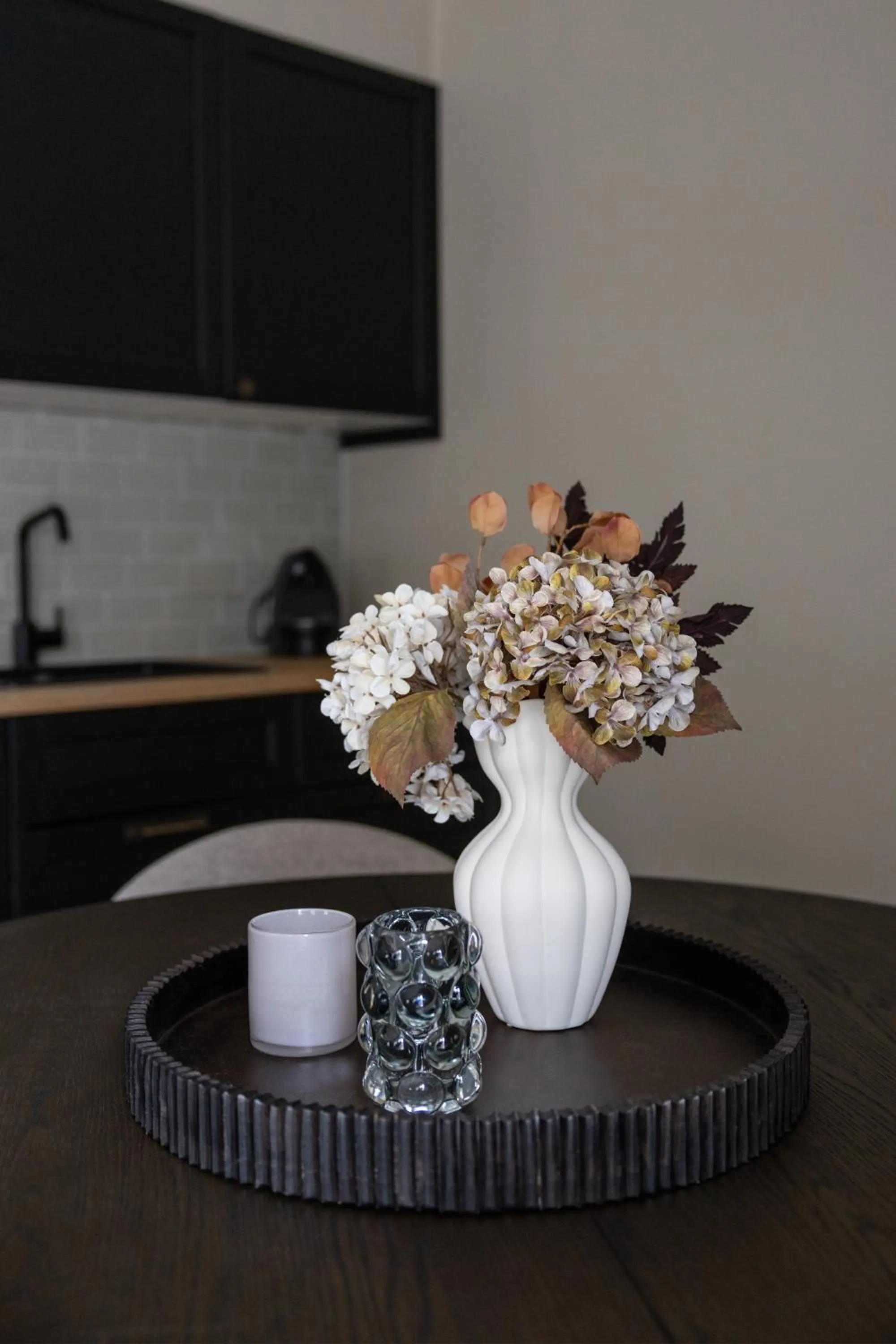 Kitchen or kitchenette in Solsiden Brygge Rorbuer