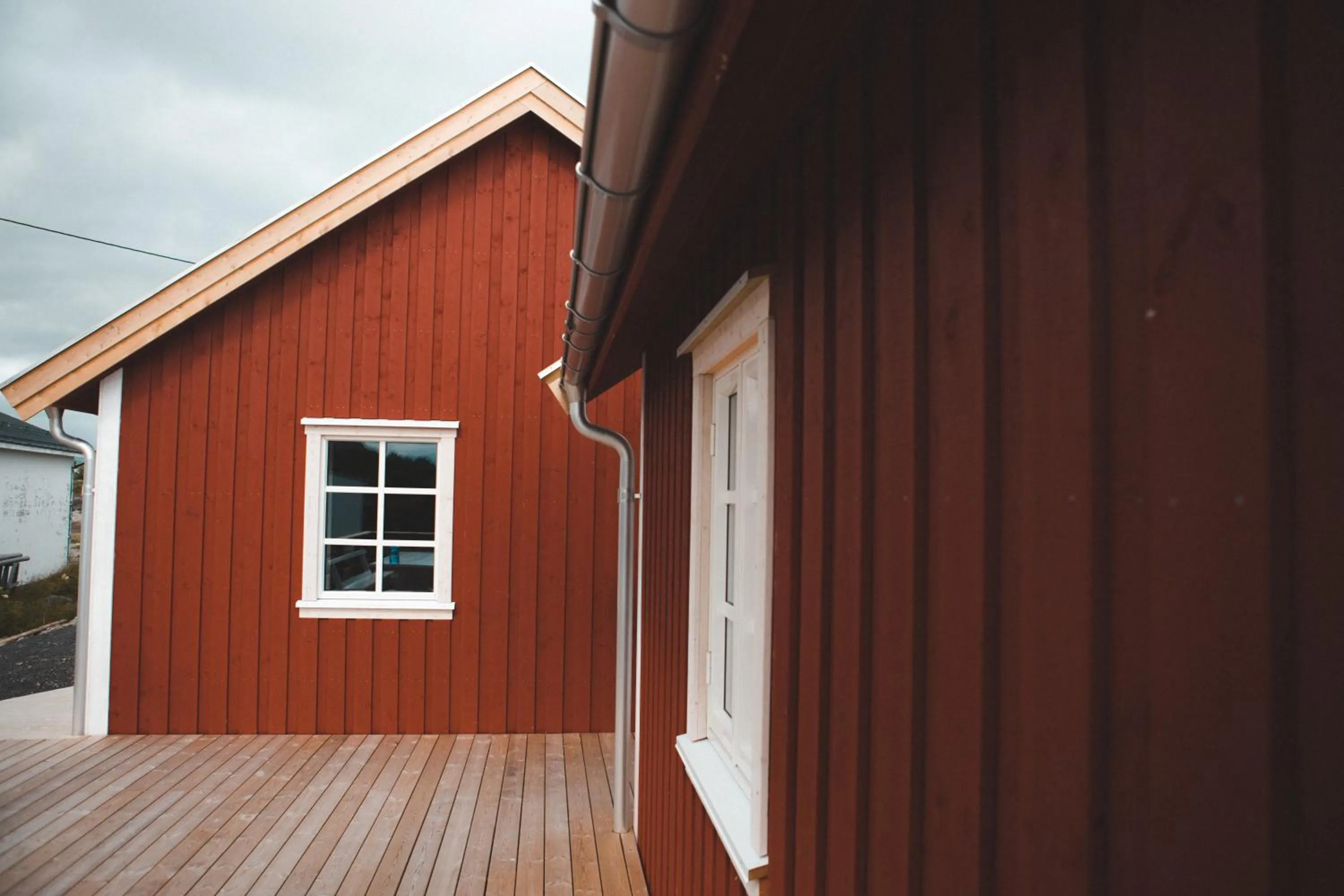 Facade/entrance in Solsiden Brygge Rorbuer