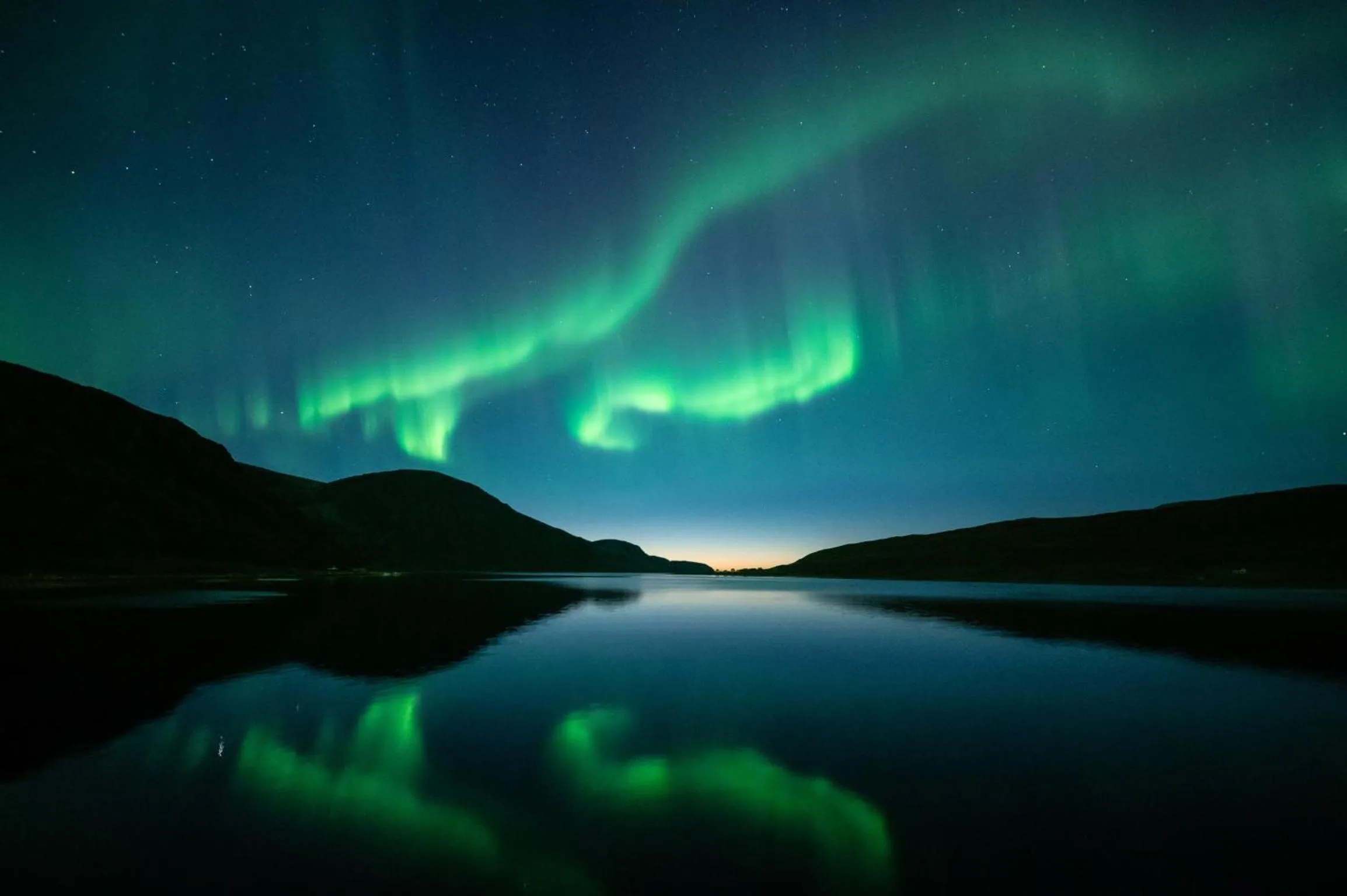 Night in Solsiden Brygge Rorbuer