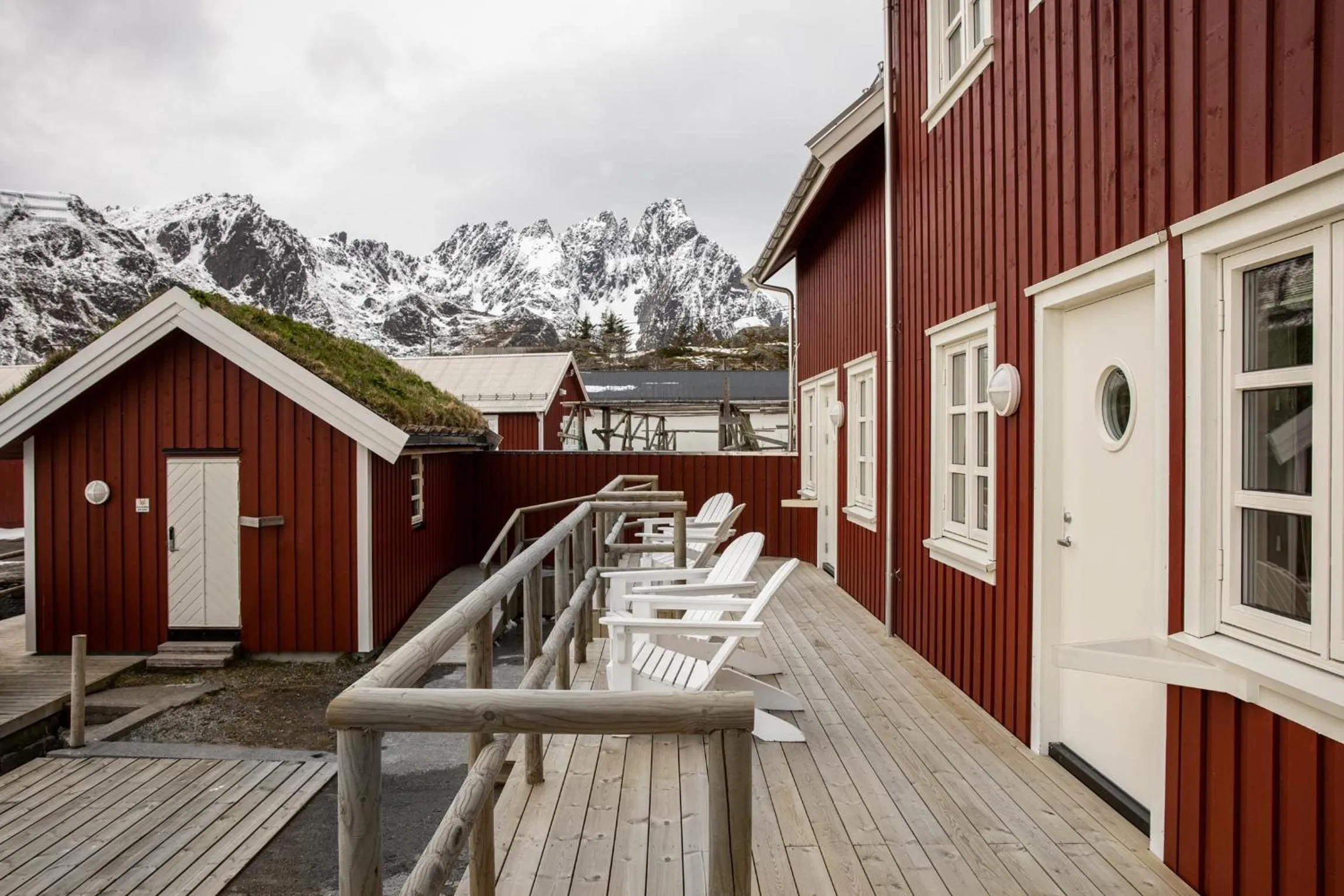 Balcony/Terrace in Solsiden Brygge Rorbuer