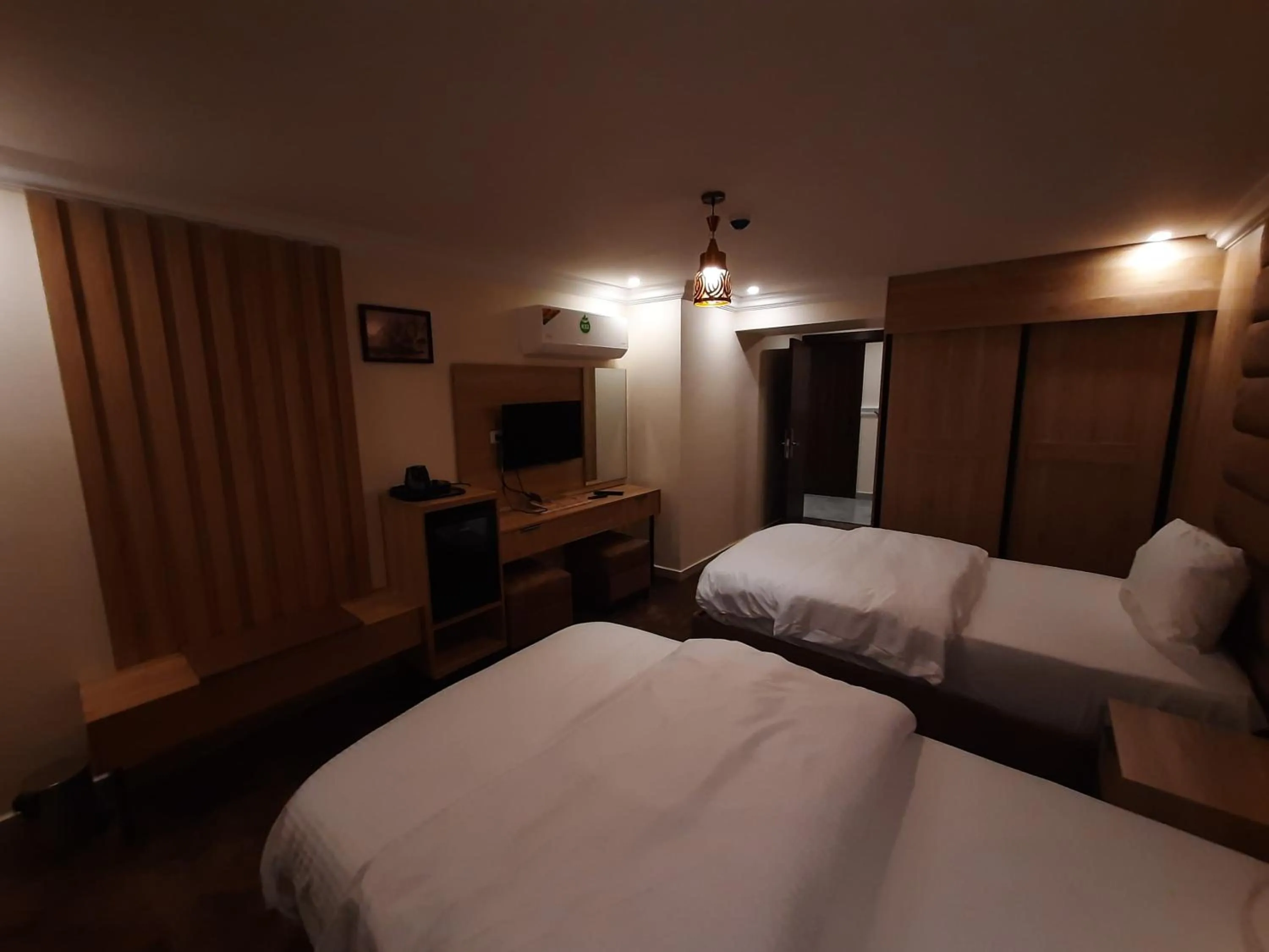 Bed in Petra Visitors Hotel