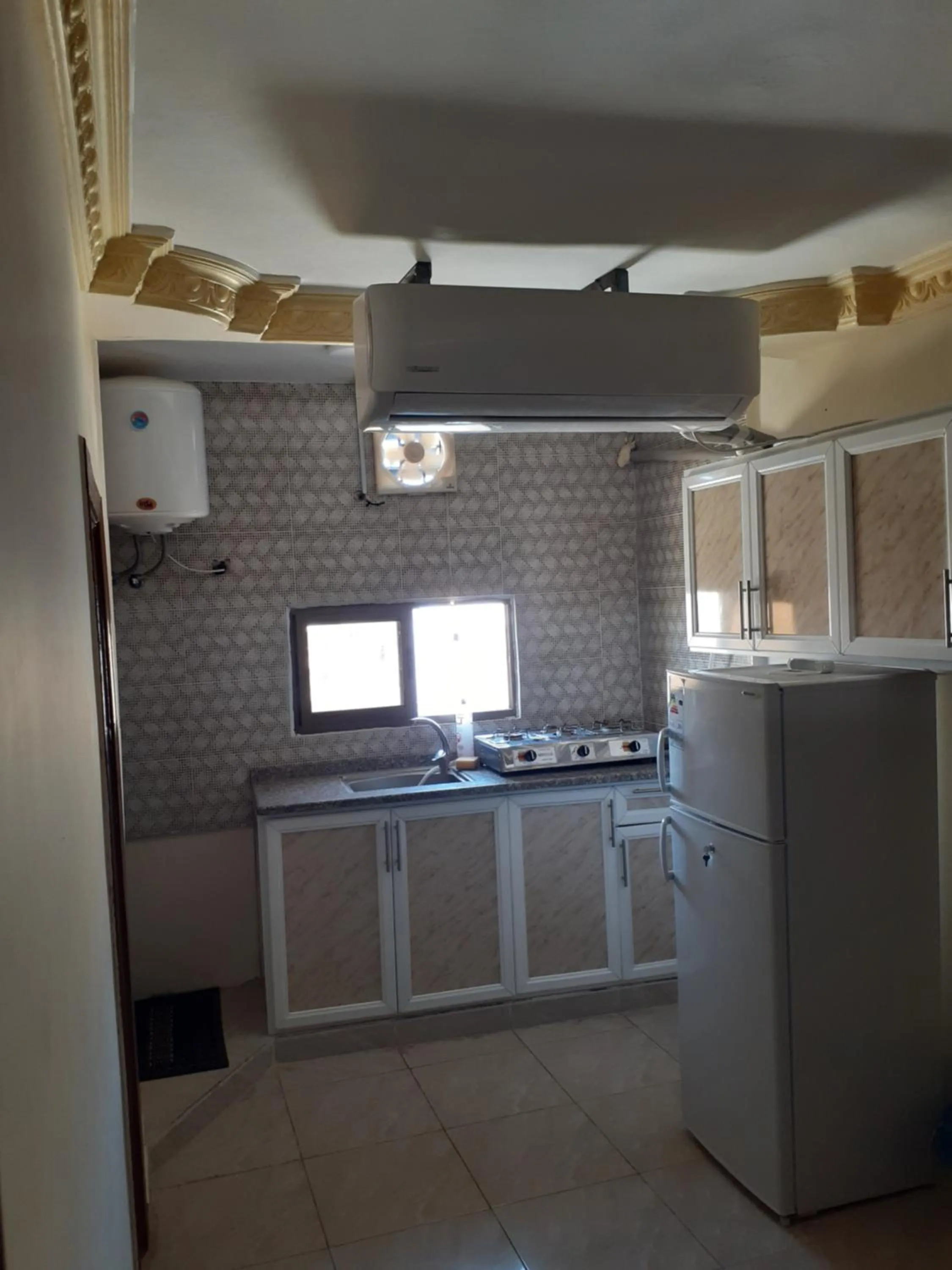 Kitchen or kitchenette in Petra Visitors Hotel