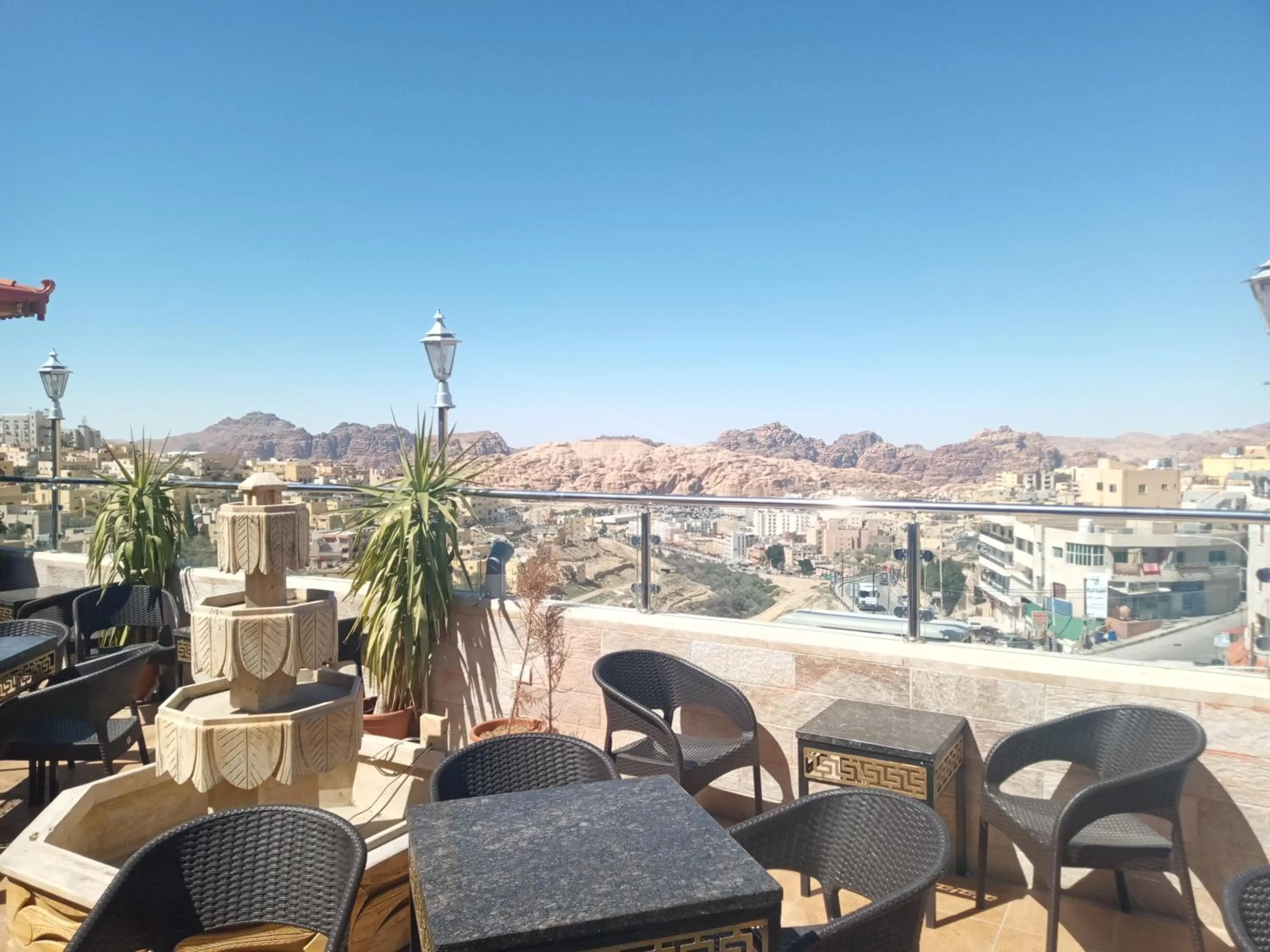 City view in Petra Visitors Hotel