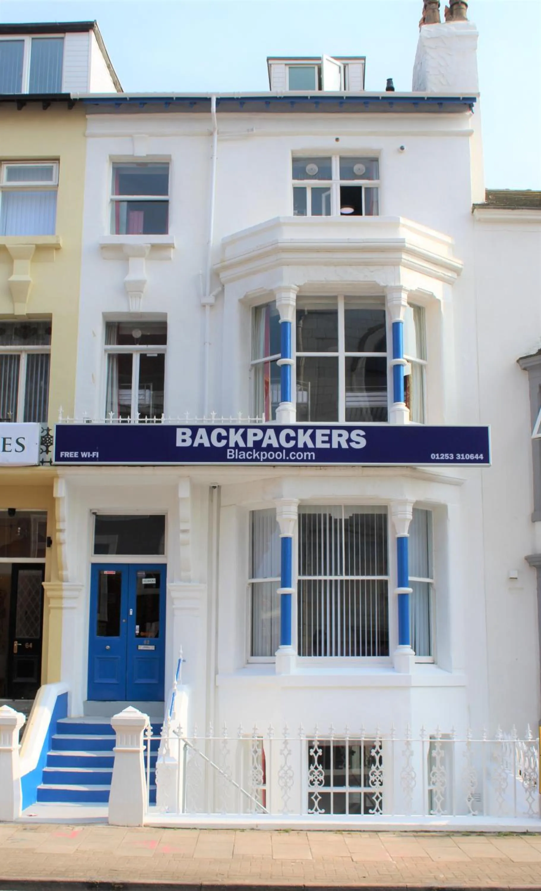 Property building in Backpackers Blackpool Hotel & Suites