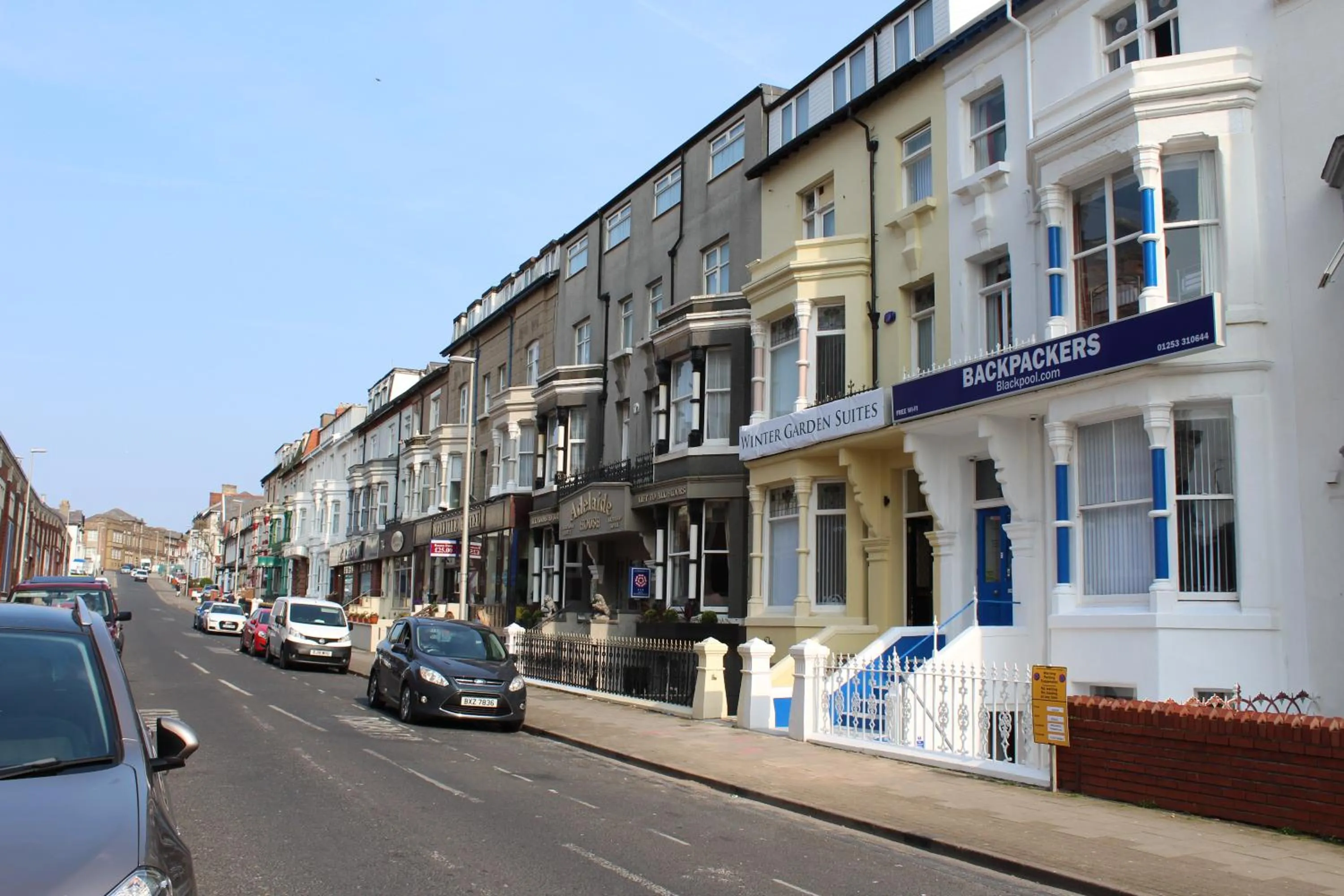 Property building in Backpackers Blackpool Hotel & Suites