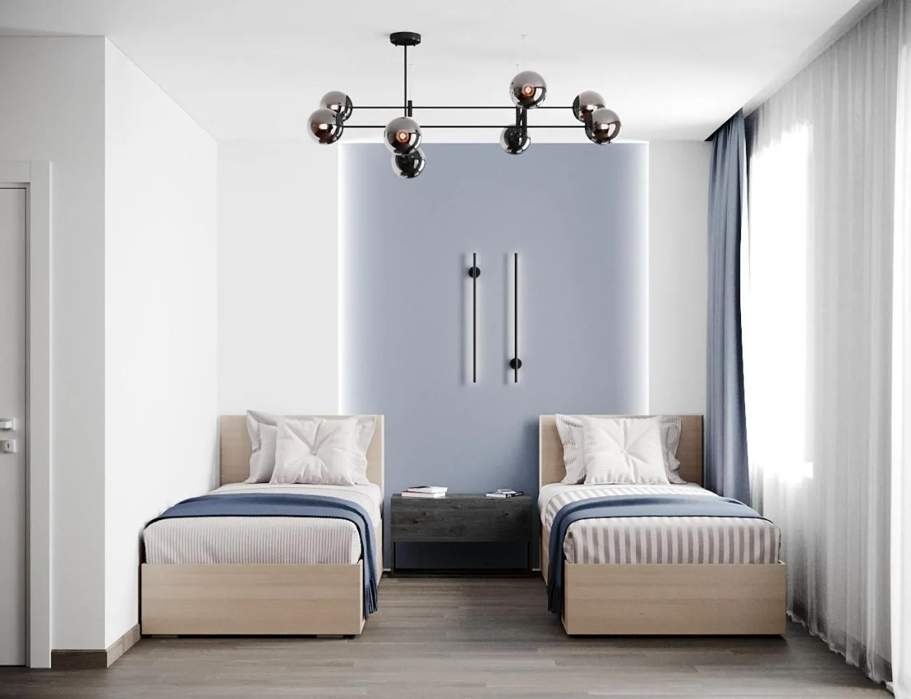 Deluxe Twin Room in Prestige Apartments Kalnyshevskogo
