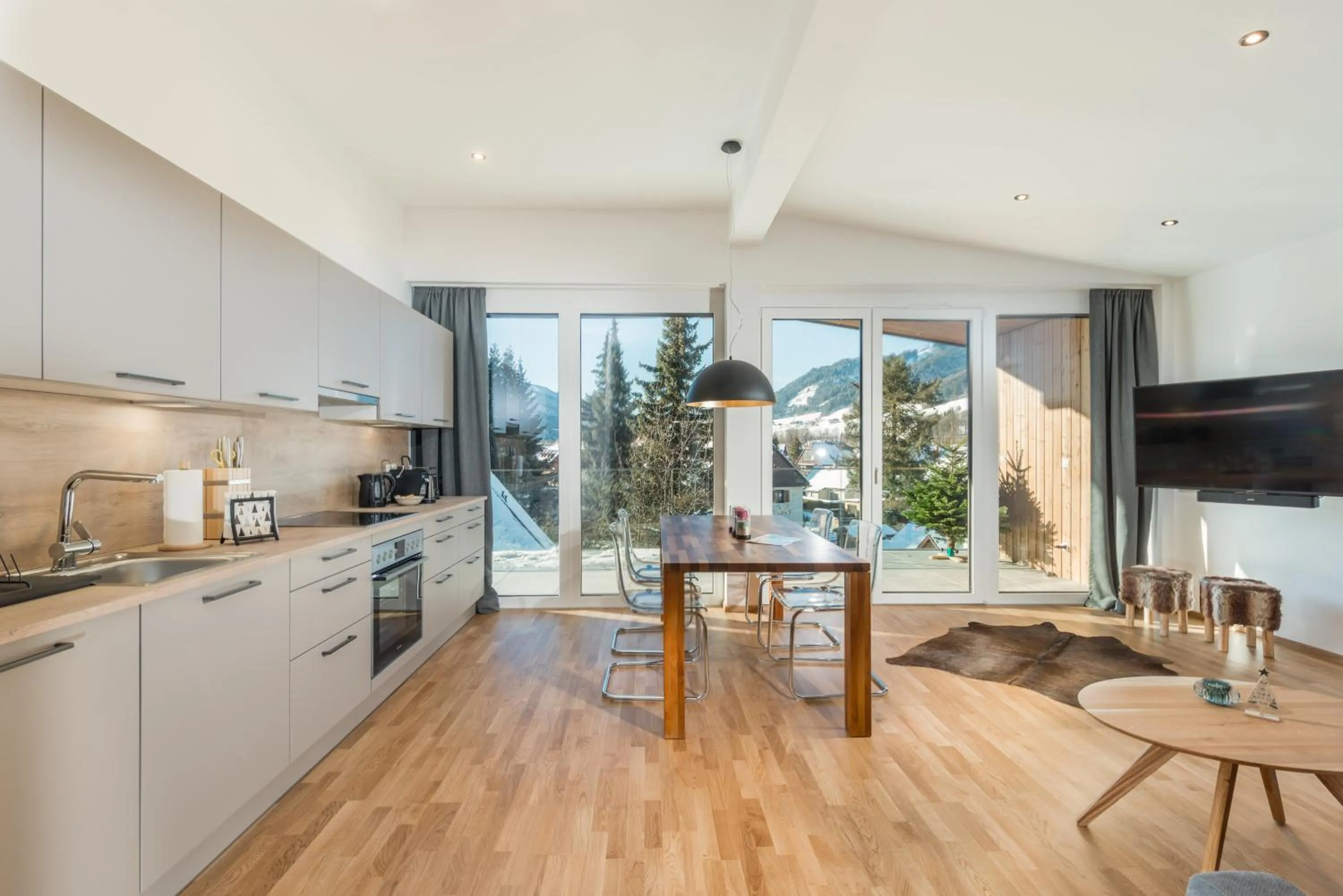 Mountain view in Deluxe Appartement Berglust