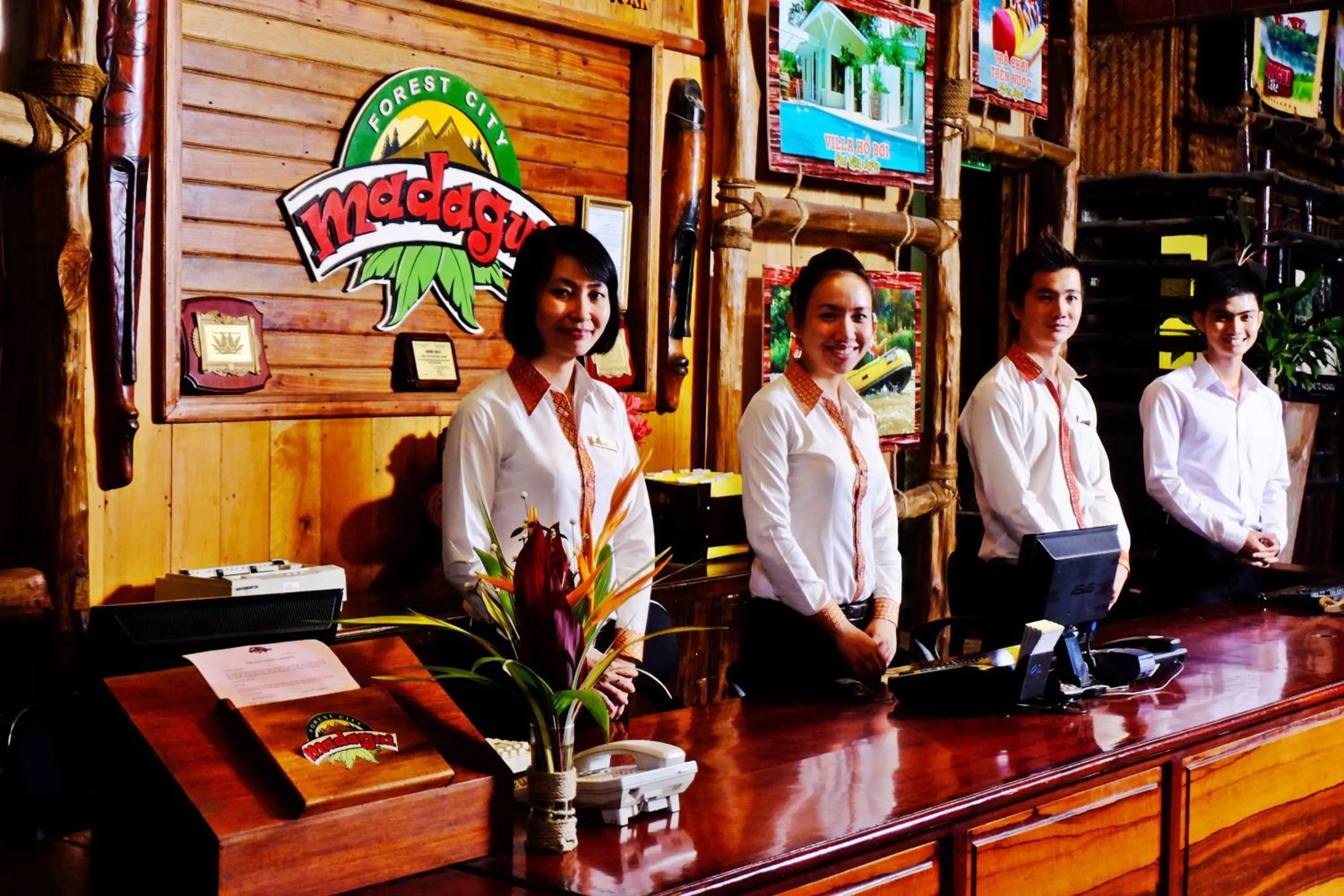 Lobby or reception in Madagui Forest City