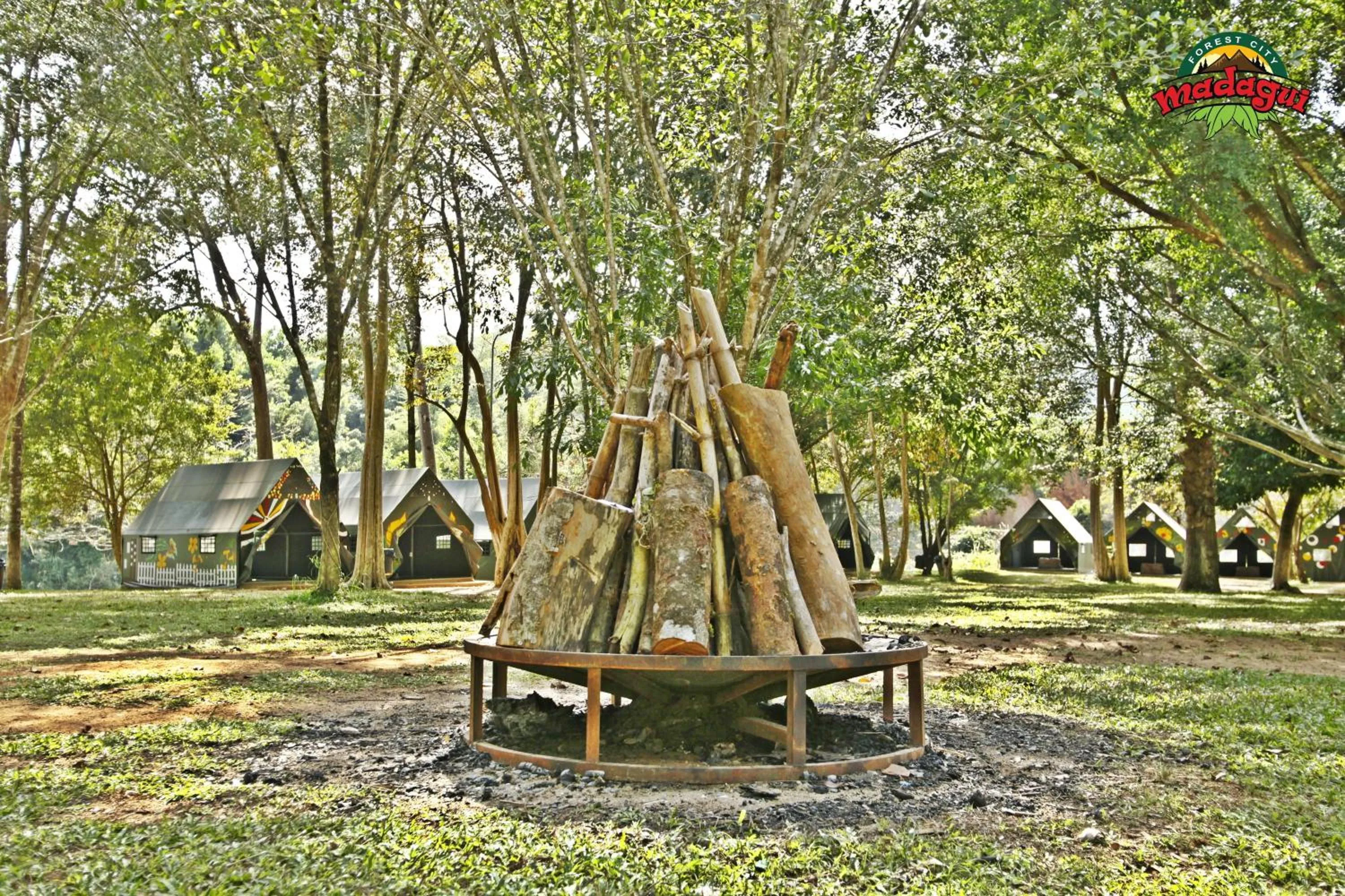 Bird's eye view in Madagui Forest City