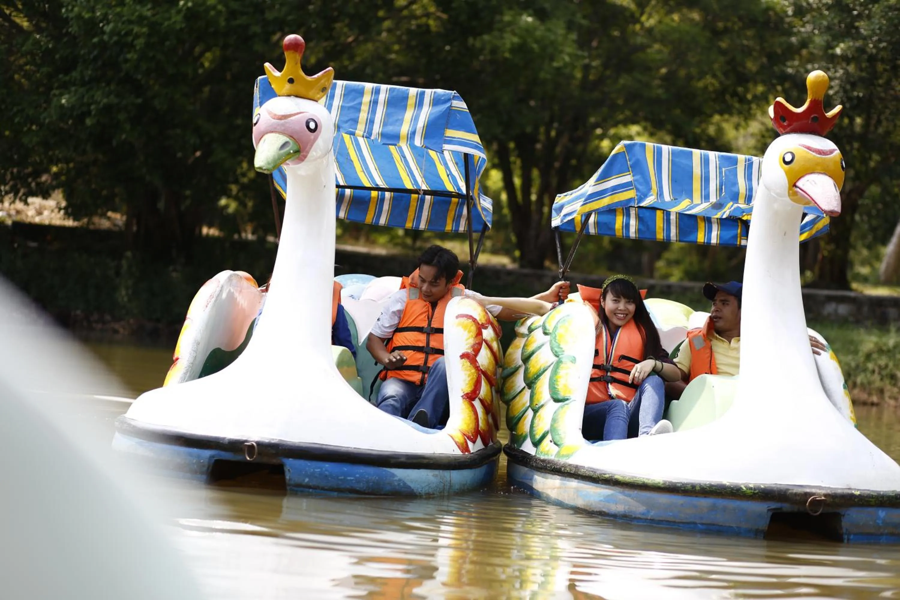 People in Madagui Forest City