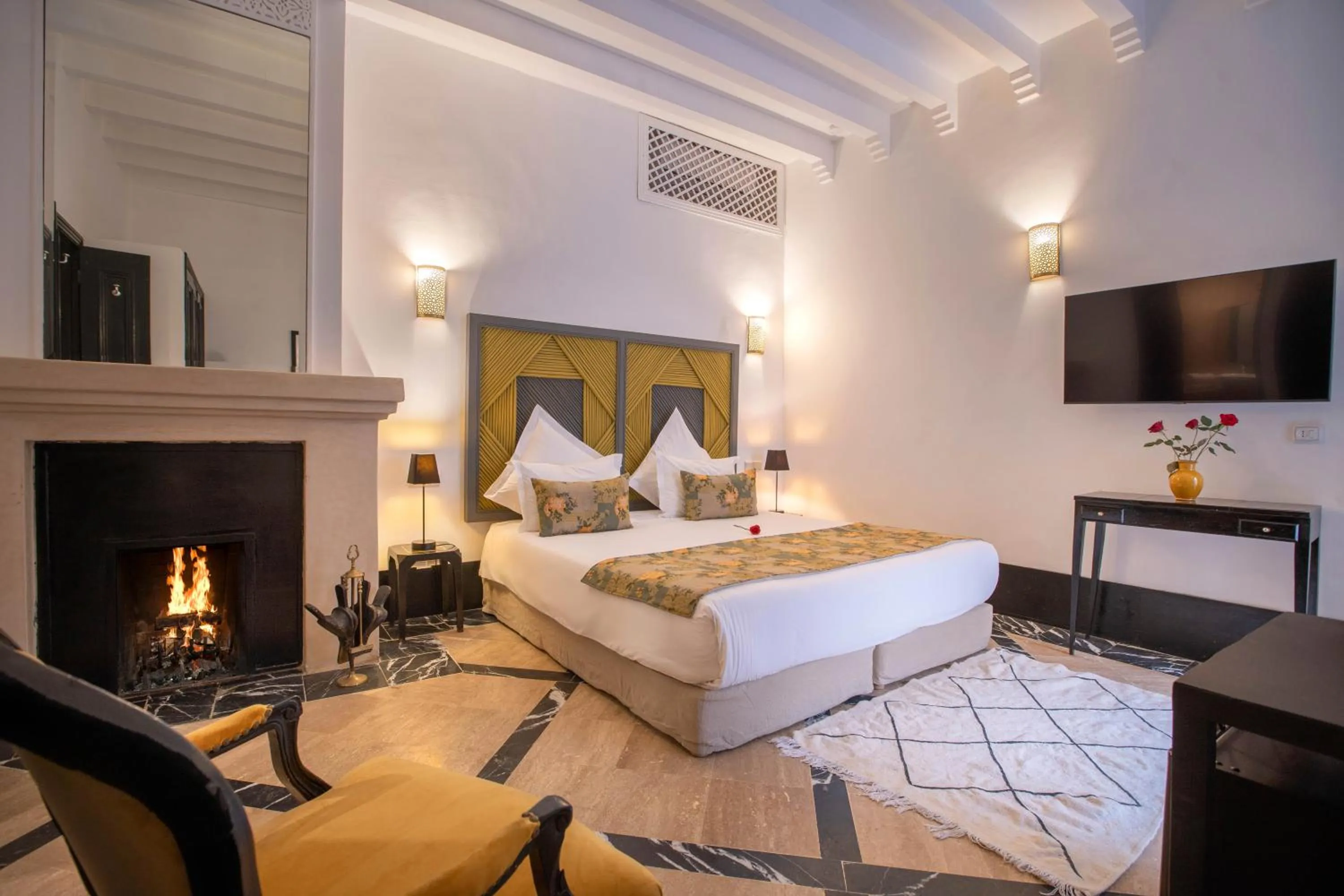 Bed in Riad & Spa Azzouz