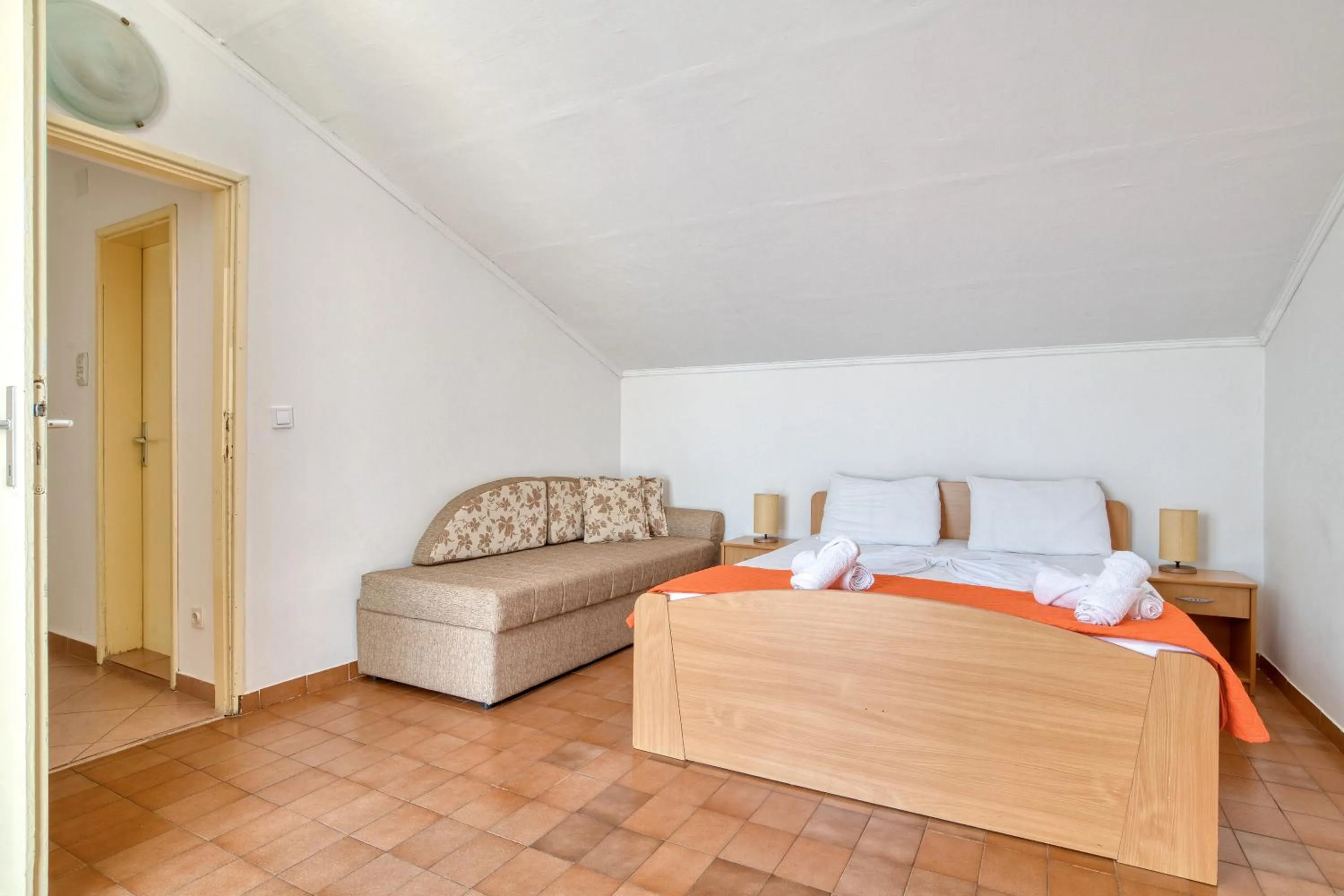 Bed in Apartments Elena