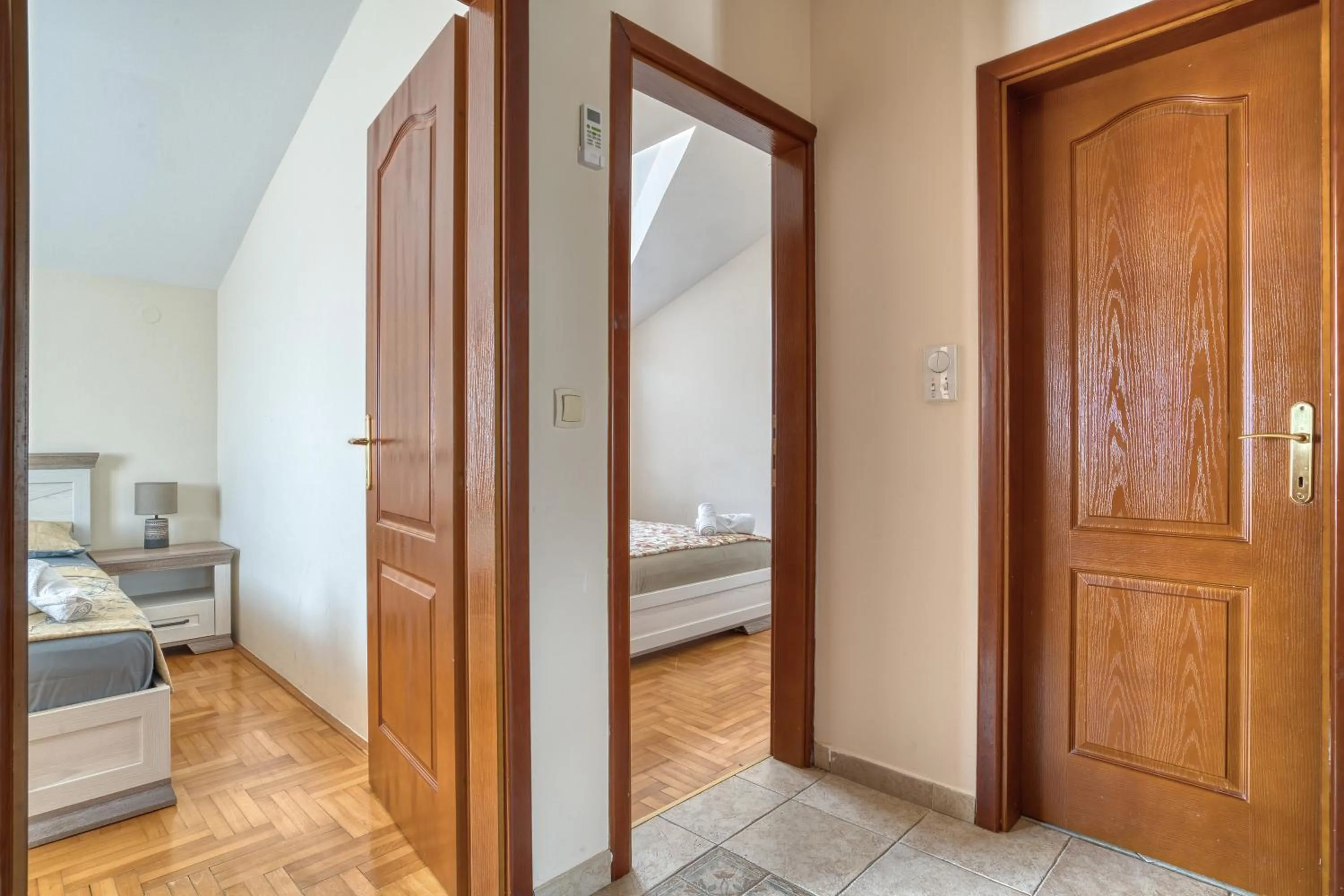 Bedroom, Bed in Apartments Elena