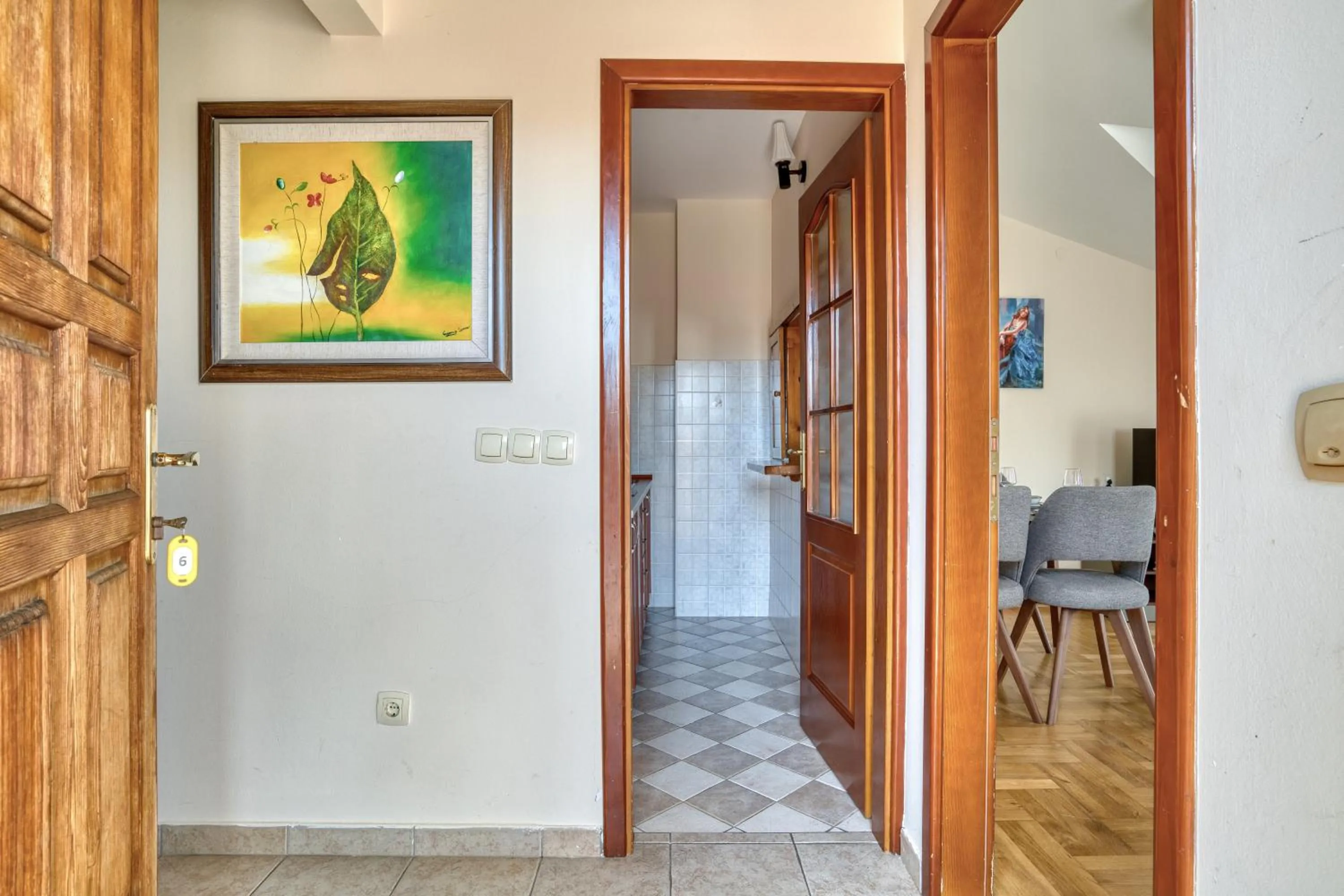 Decorative detail in Apartments Elena