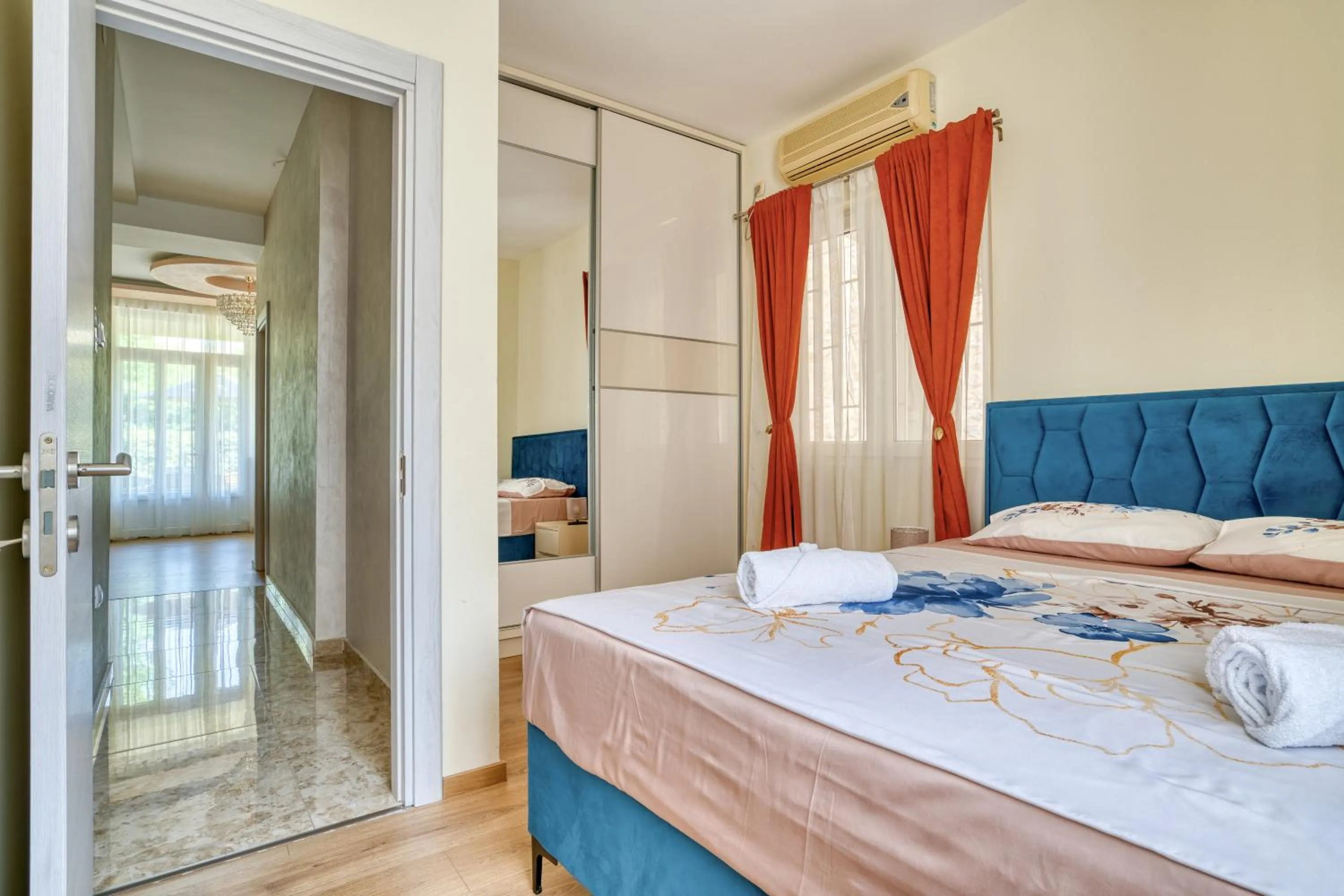 Bed in Apartments Elena